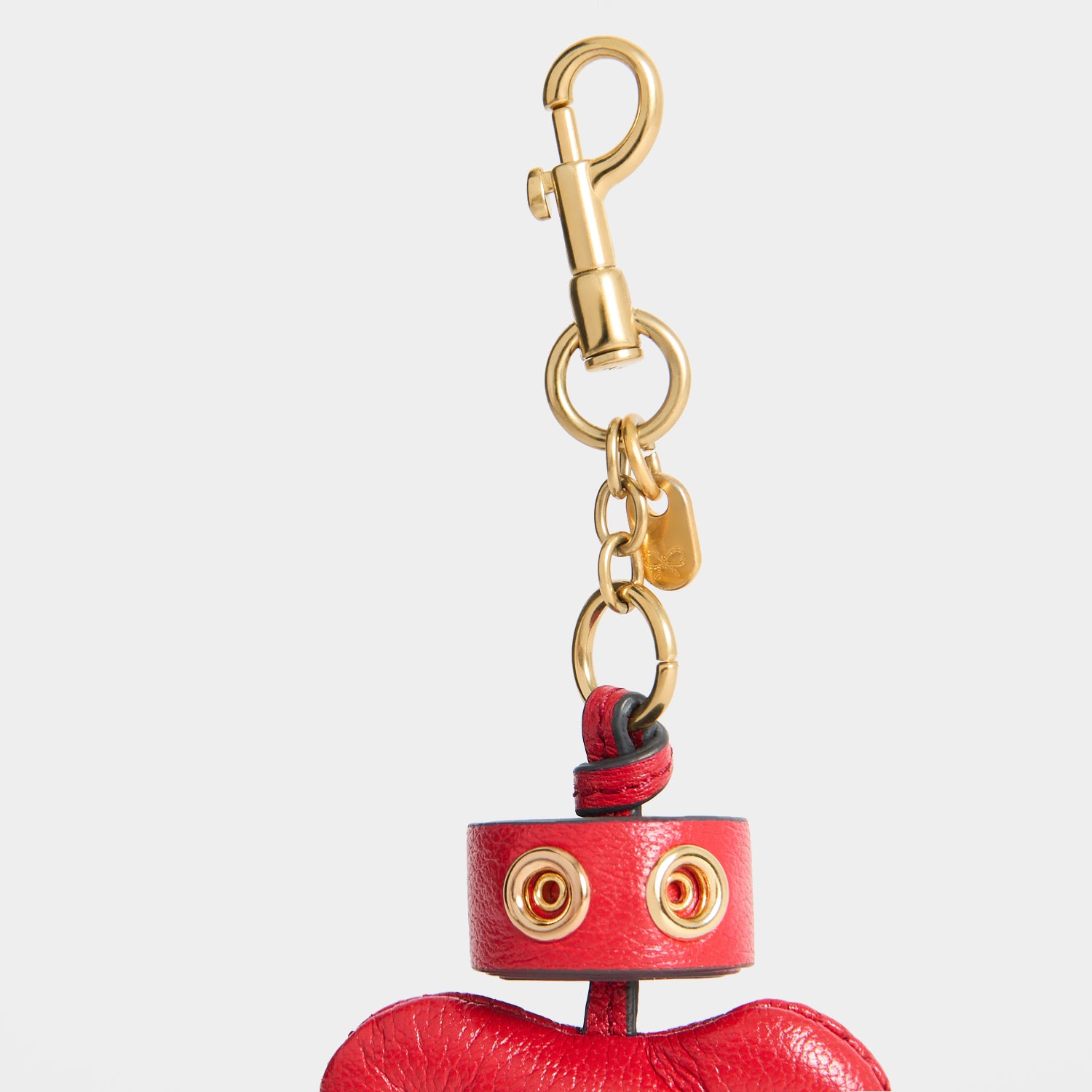 ANNA HINDMARCH ハート型キーホルダー Chubby Heart Character Charm | Anya Hindmarch UK