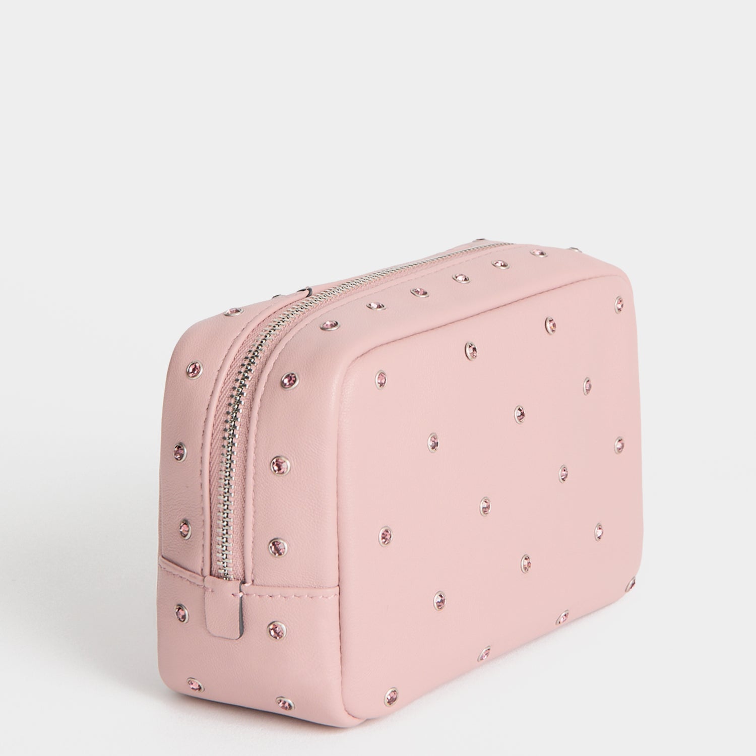 Crystals Important Things Pouch -

          
            Calf leather in Rose -
          

          Anya Hindmarch UK
