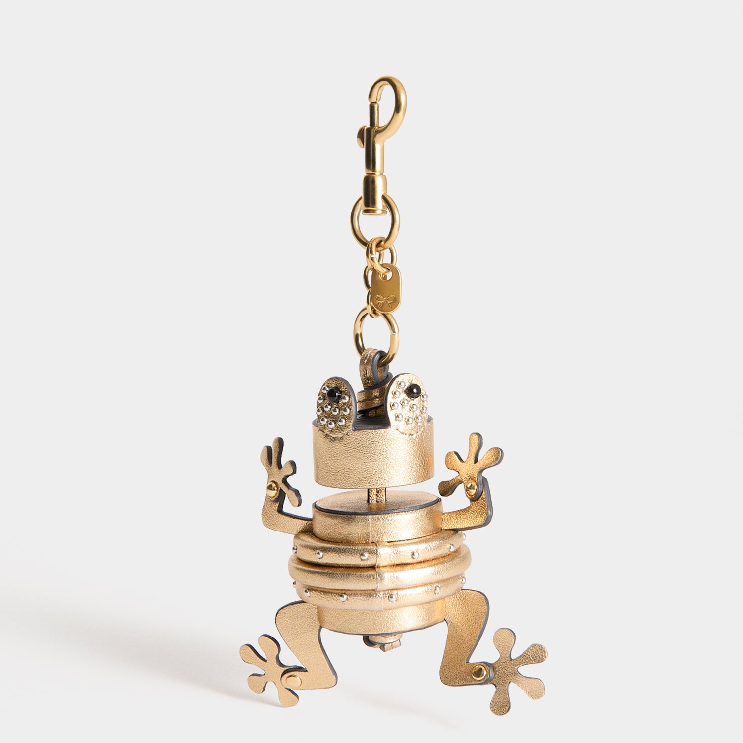 Frog Charm -

          
            Metallic Leather in Gold -
          

          Anya Hindmarch UK
