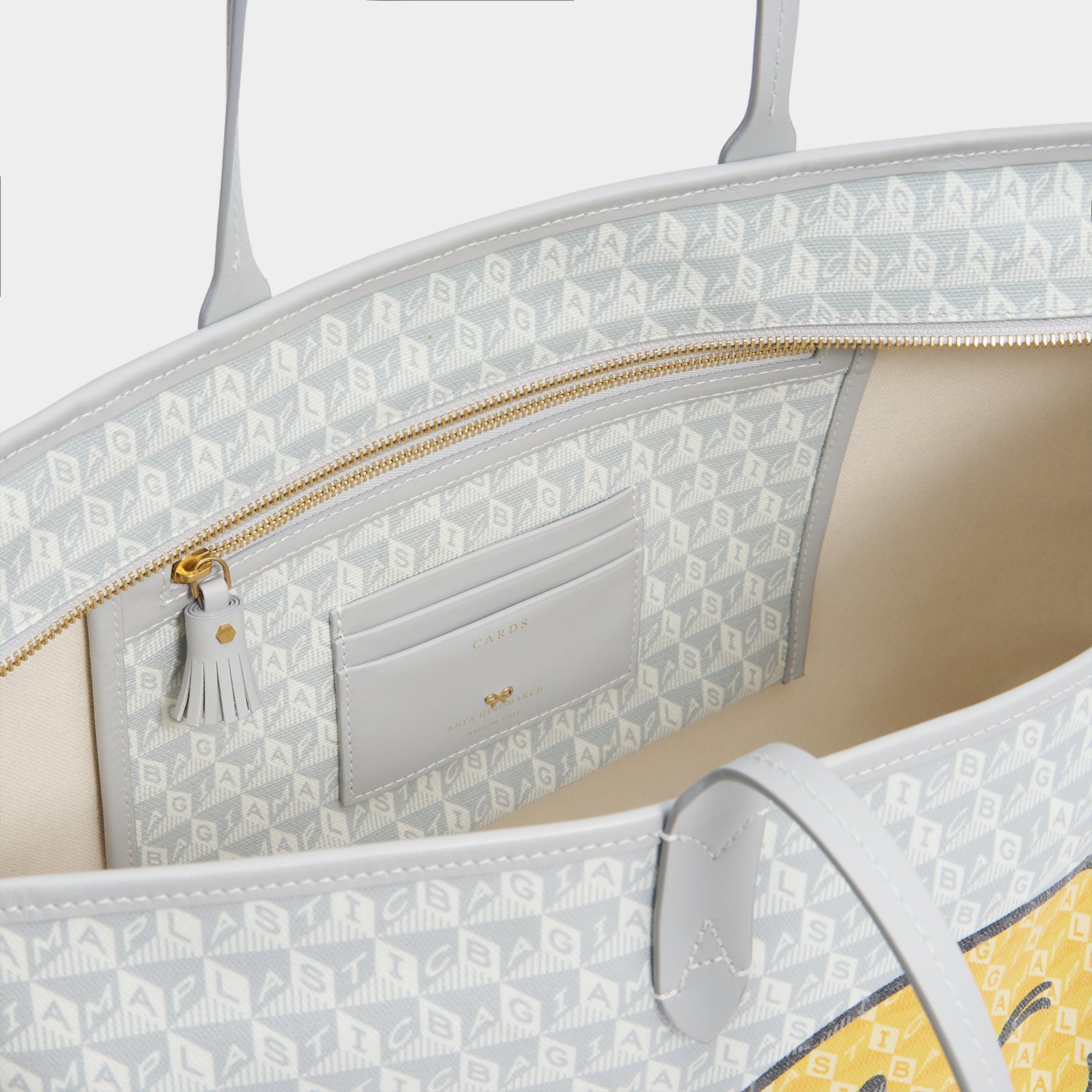 I Am A Plastic Bag Wink Zipped Tote | Anya Hindmarch