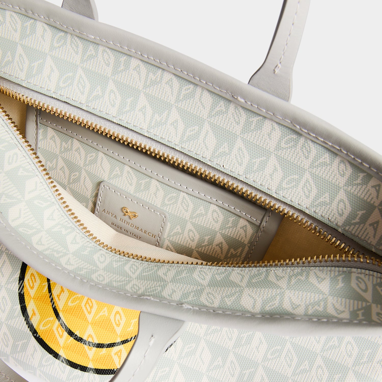 I Am A Plastic Bag XS Wink Zipped Cross-body Tote | Anya Hindmarch