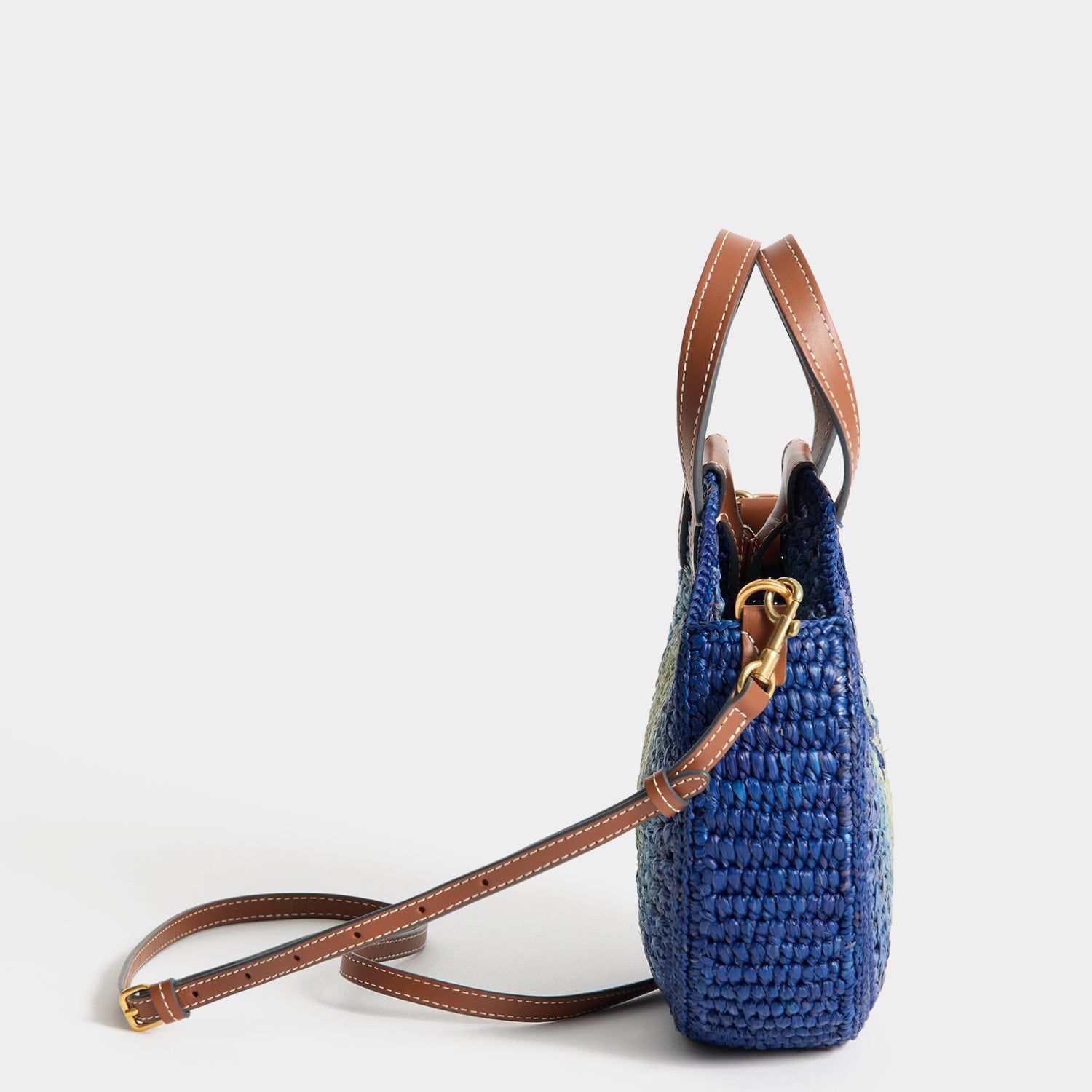 Raffia Small Round Bow Tote | Anya Hindmarch UK