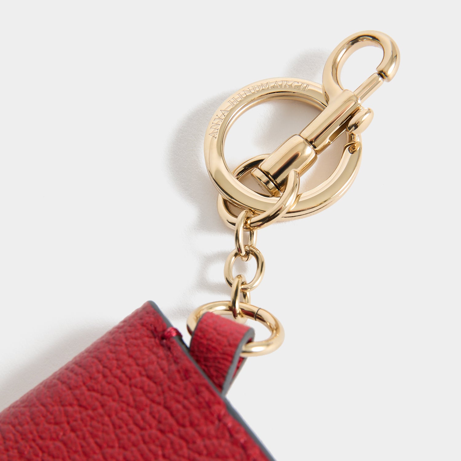 Bespoke Envelope Charm -

          
            Capra Leather in Red -
          

          Anya Hindmarch UK
