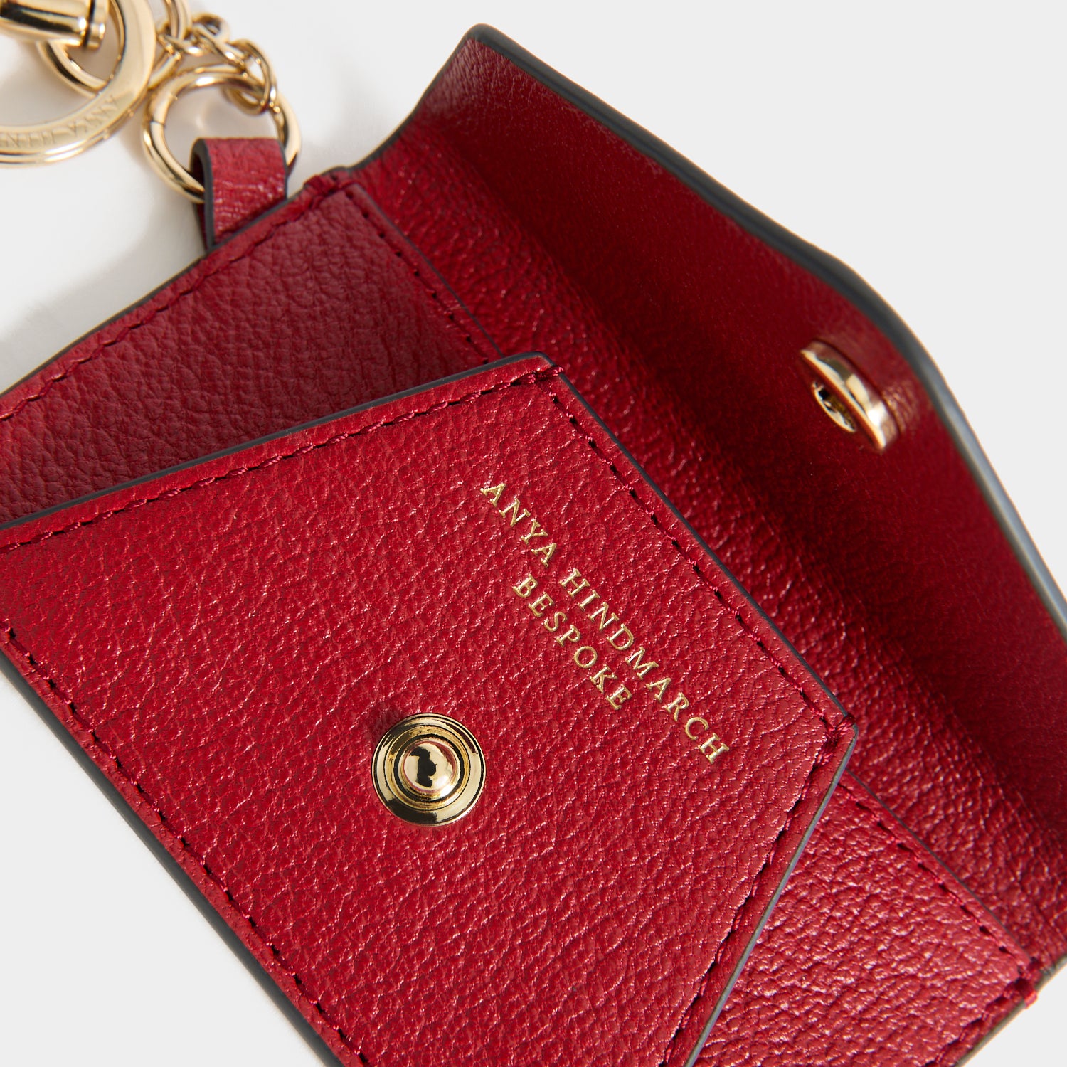Bespoke Envelope Charm -

          
            Capra Leather in Red -
          

          Anya Hindmarch UK
