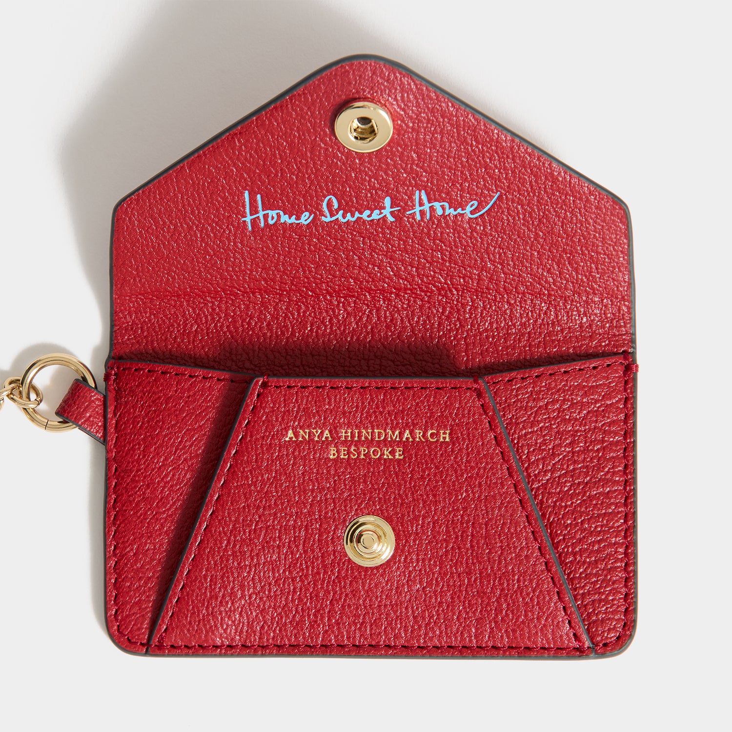 Bespoke Envelope Charm -

          
            Capra Leather in Red -
          

          Anya Hindmarch UK
