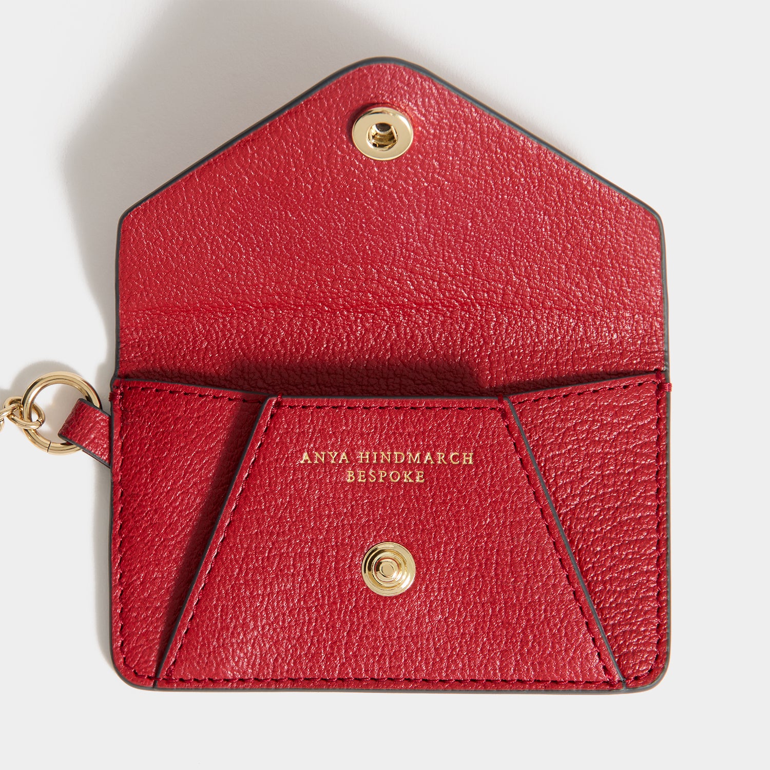 Bespoke Envelope Charm -

          
            Capra Leather in Red -
          

          Anya Hindmarch UK
