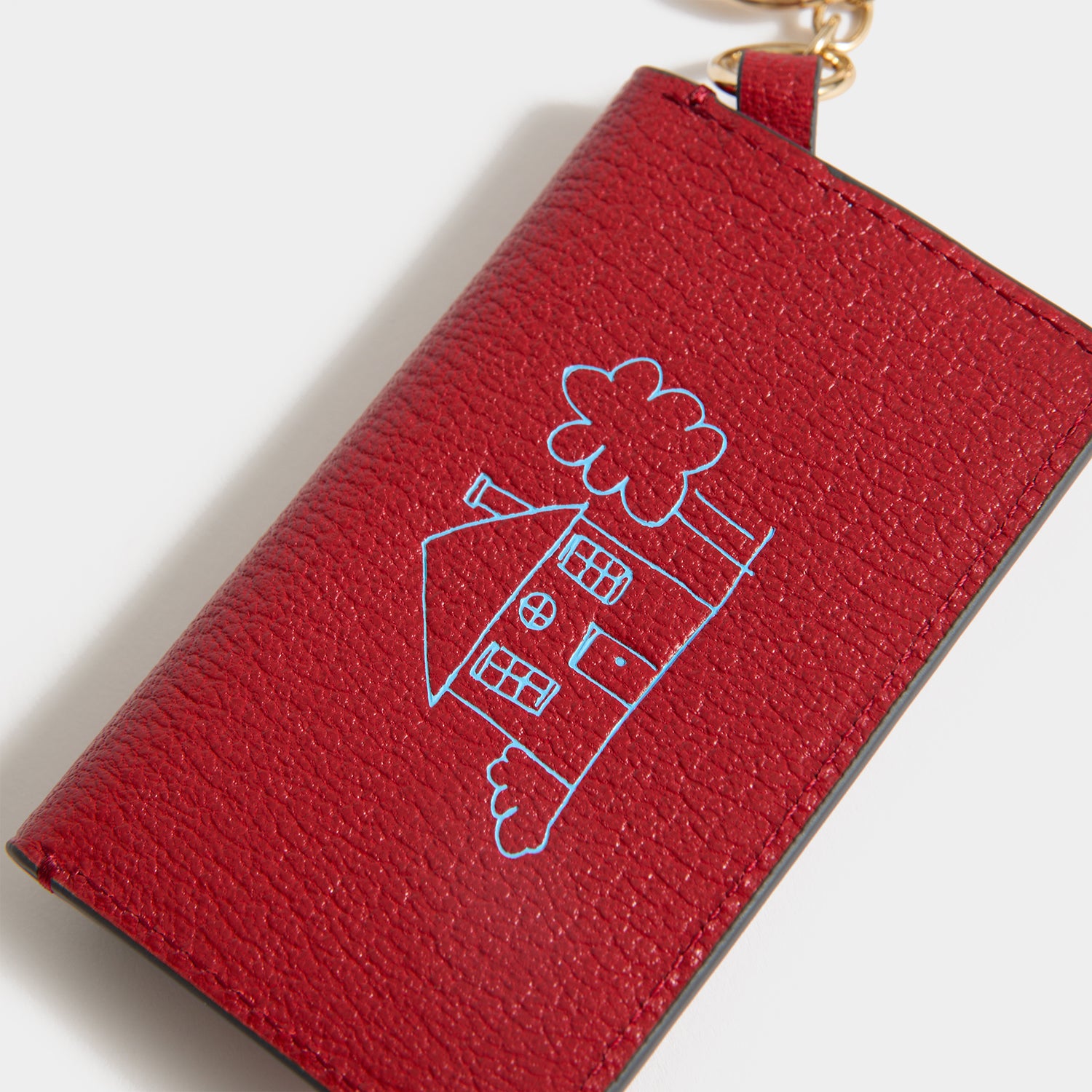 Bespoke Envelope Charm -

          
            Capra Leather in Red -
          

          Anya Hindmarch UK
