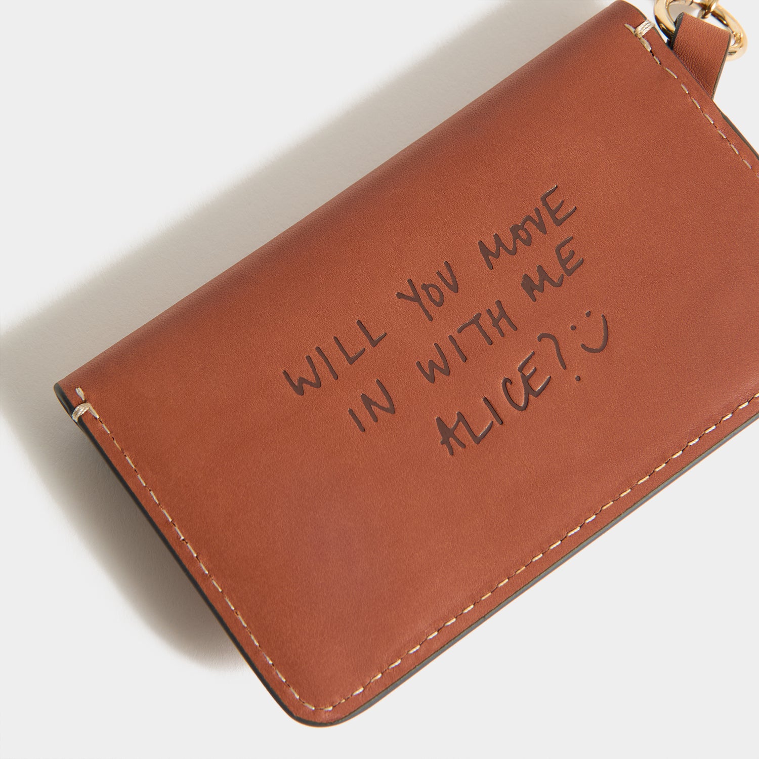Bespoke Envelope Charm -

          
            Capra Leather in Tan -
          

          Anya Hindmarch UK
