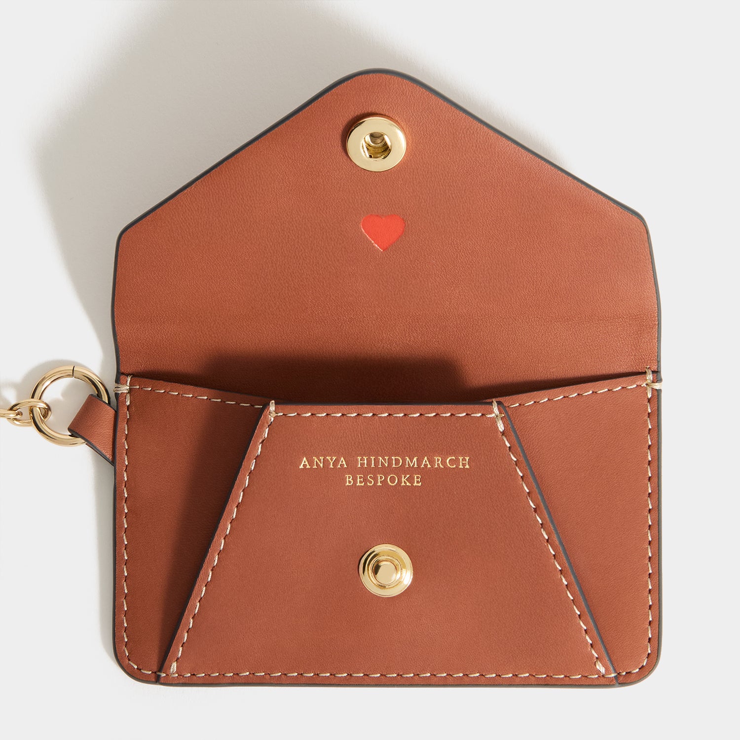 Bespoke Envelope Charm -

          
            Capra Leather in Tan -
          

          Anya Hindmarch UK
