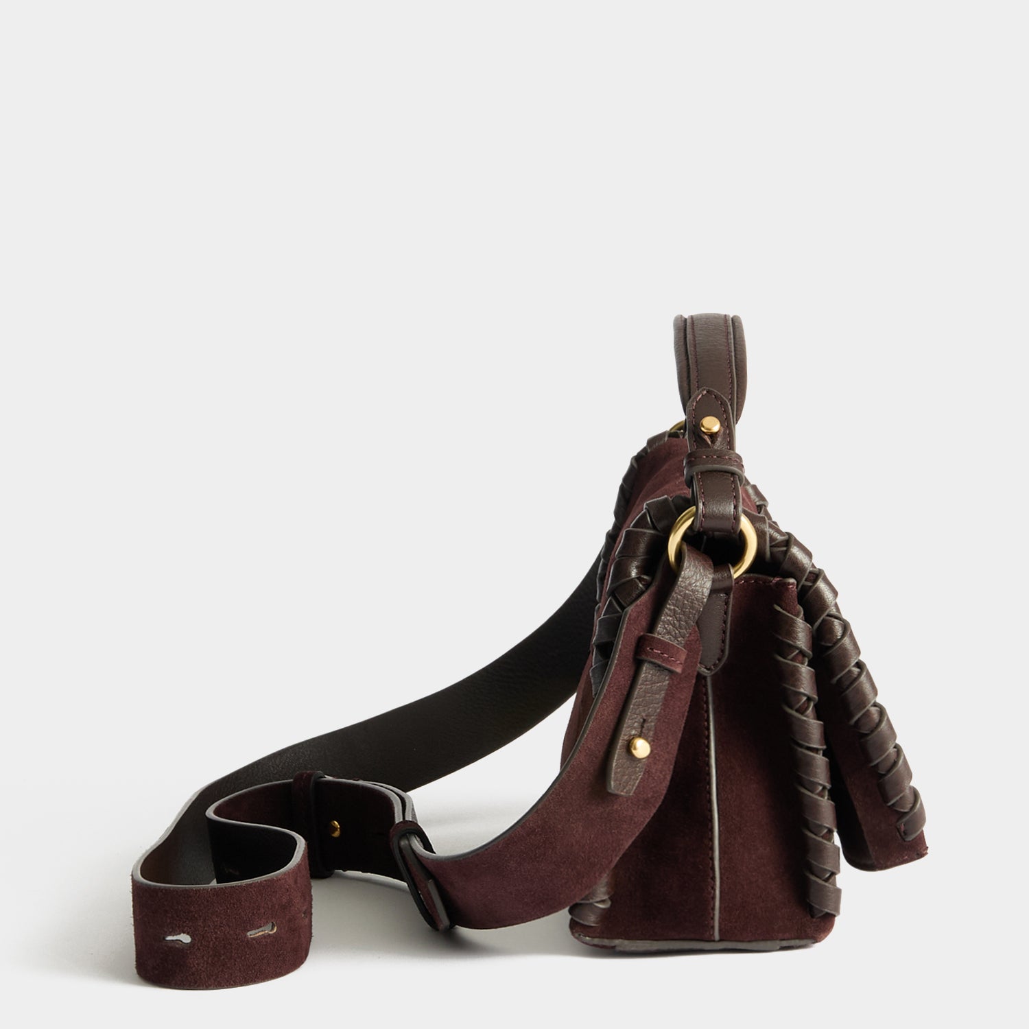 ANYA HINDMARCH ショルダーバッグ ブラウン Mortimer Whipstitch Cross-body | Anya Hindmarch