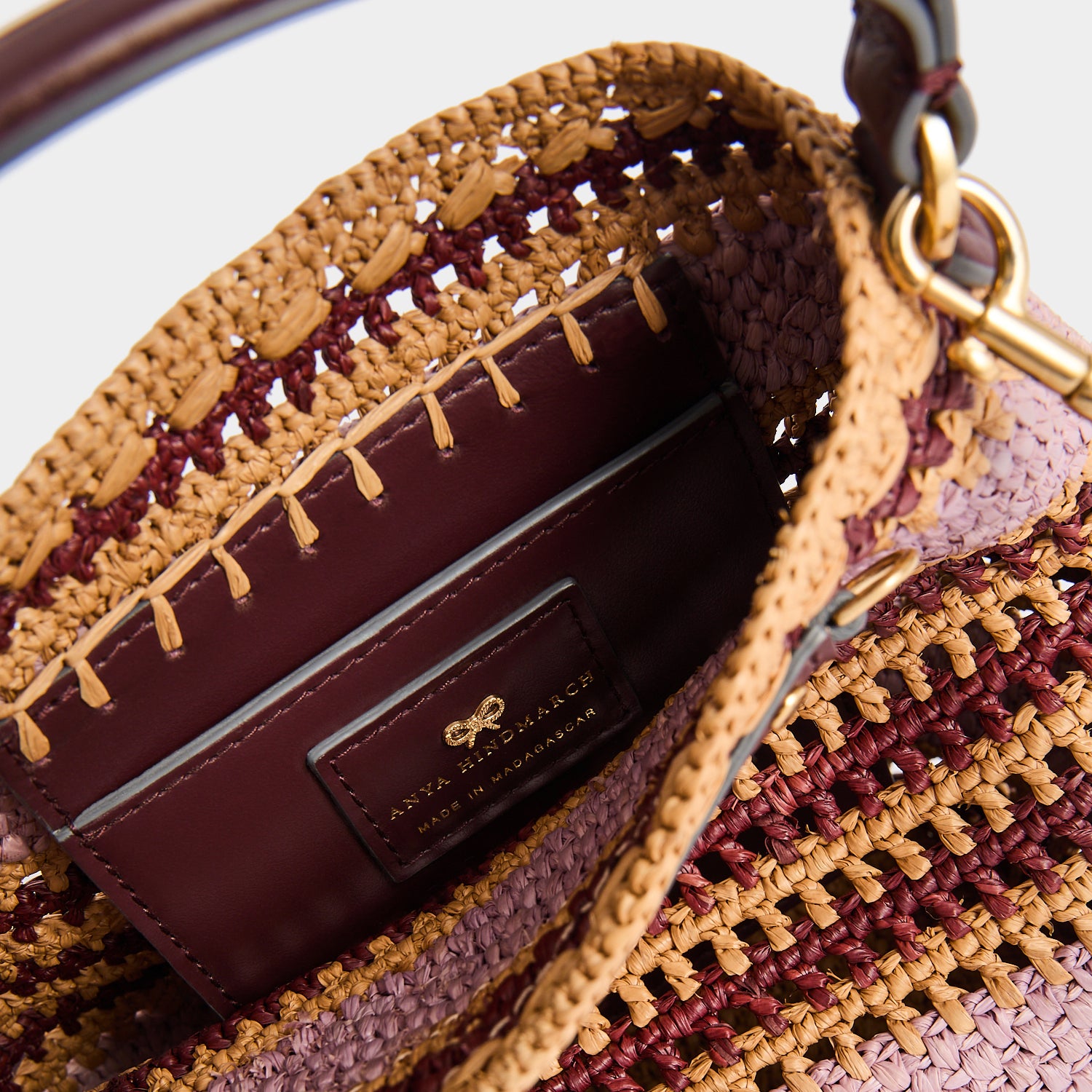 Raffia Stripe Cross-body | Anya Hindmarch UK