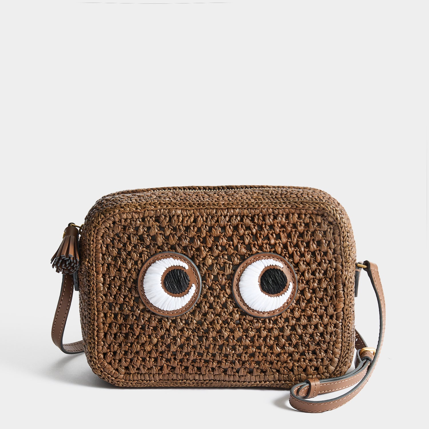 Raffia Eyes Cross-body | Anya Hindmarch UK
