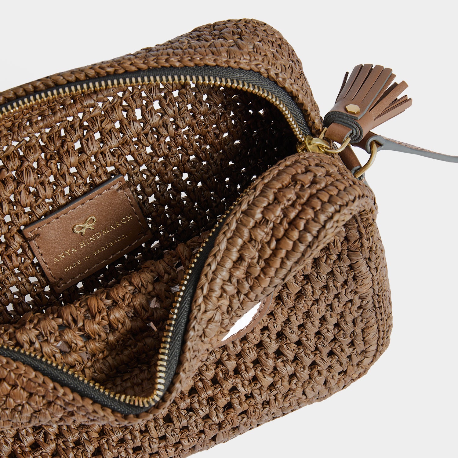 Raffia Eyes Cross-body | Anya Hindmarch