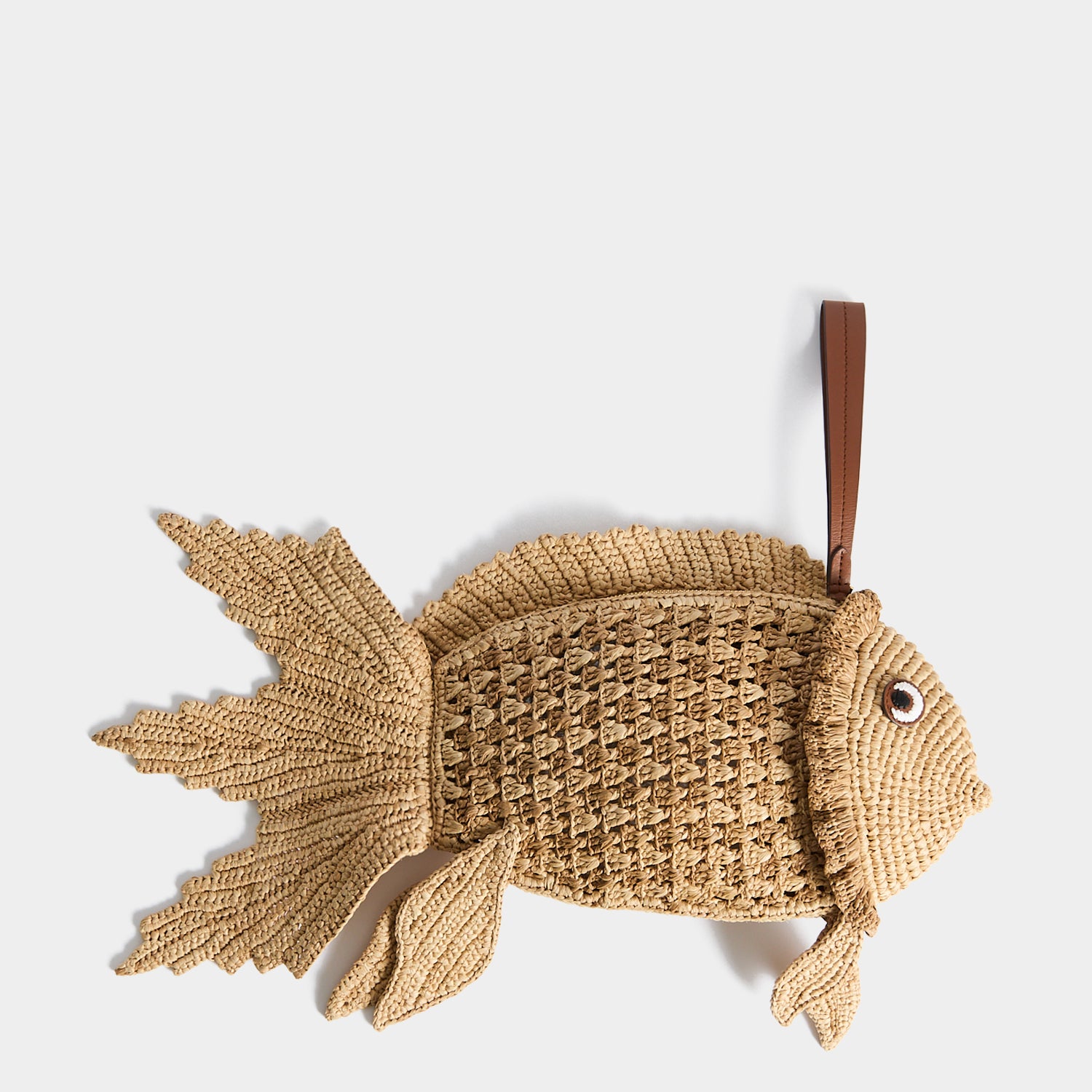 Raffia Fish Clutch | Anya Hindmarch