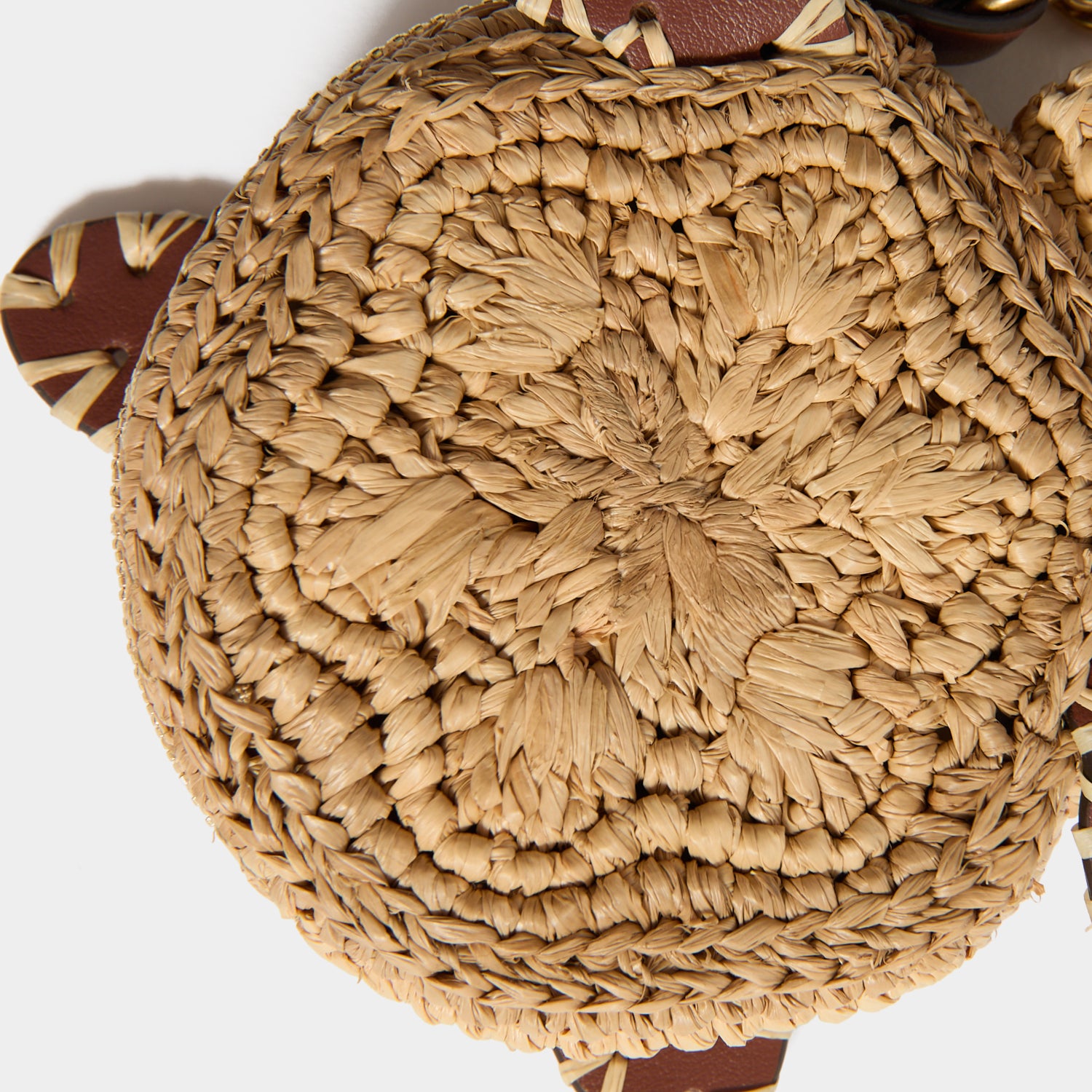Raffia Turtle Earphone Pouch | Anya Hindmarch