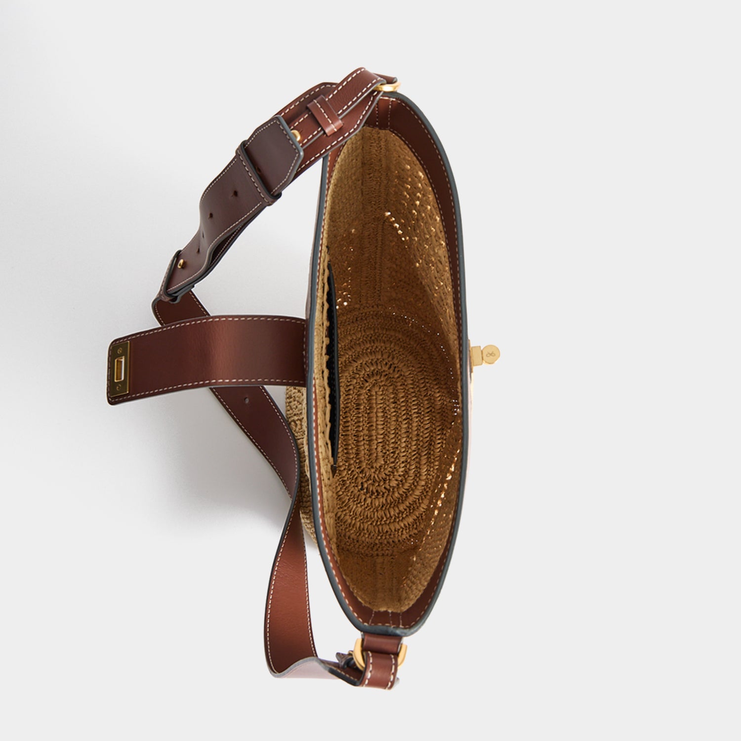 Patchwork Buckets Raffia Patchwork Bucket | Anya Hindmarch