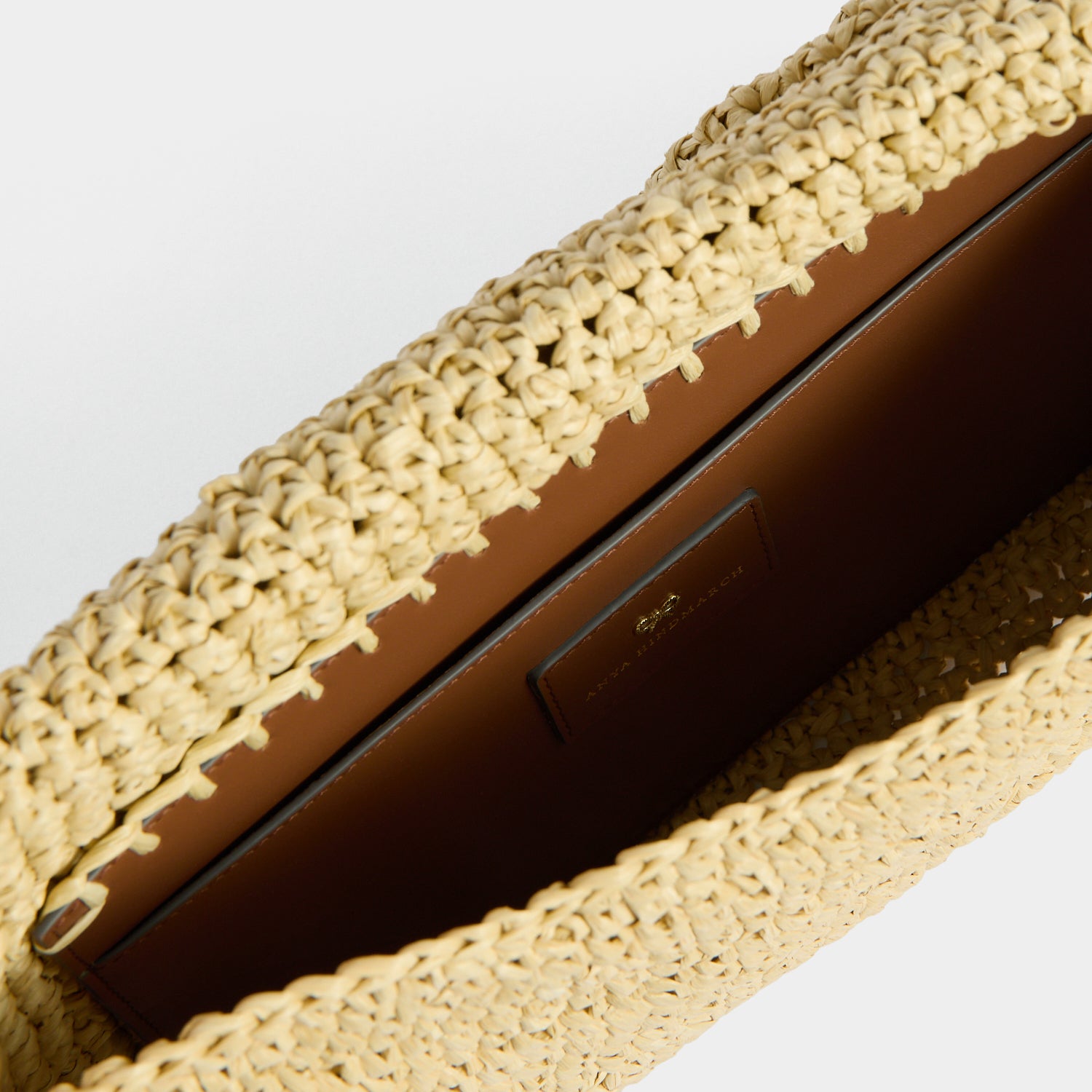 Oversized Raffia Bow Clutch | Anya Hindmarch