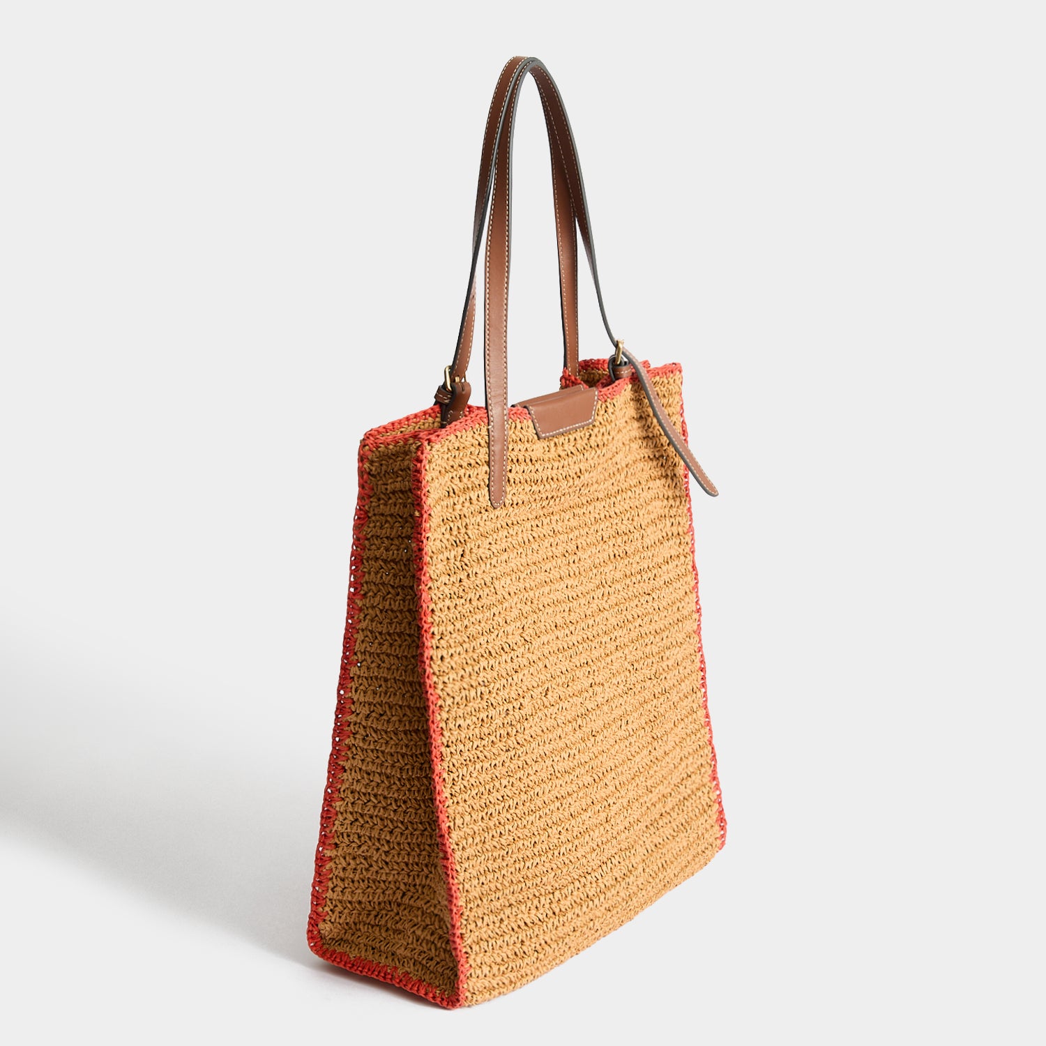 Anya Brands Sushi No Ko Raffia N/S Tote | Anya Hindmarch UK