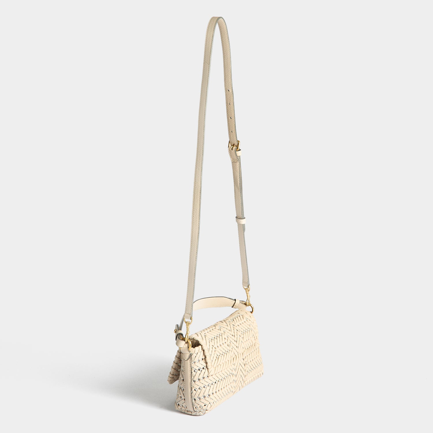 The Neeson New Crossbody in Chalk Grainy Goat | Anya Hindmarch