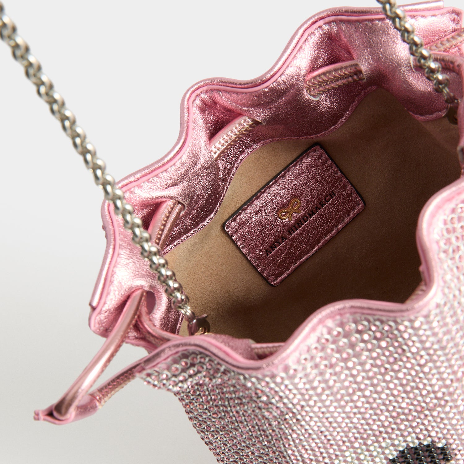 Eyes Crystal Drawstring Pouch | Anya Hindmarch UK
