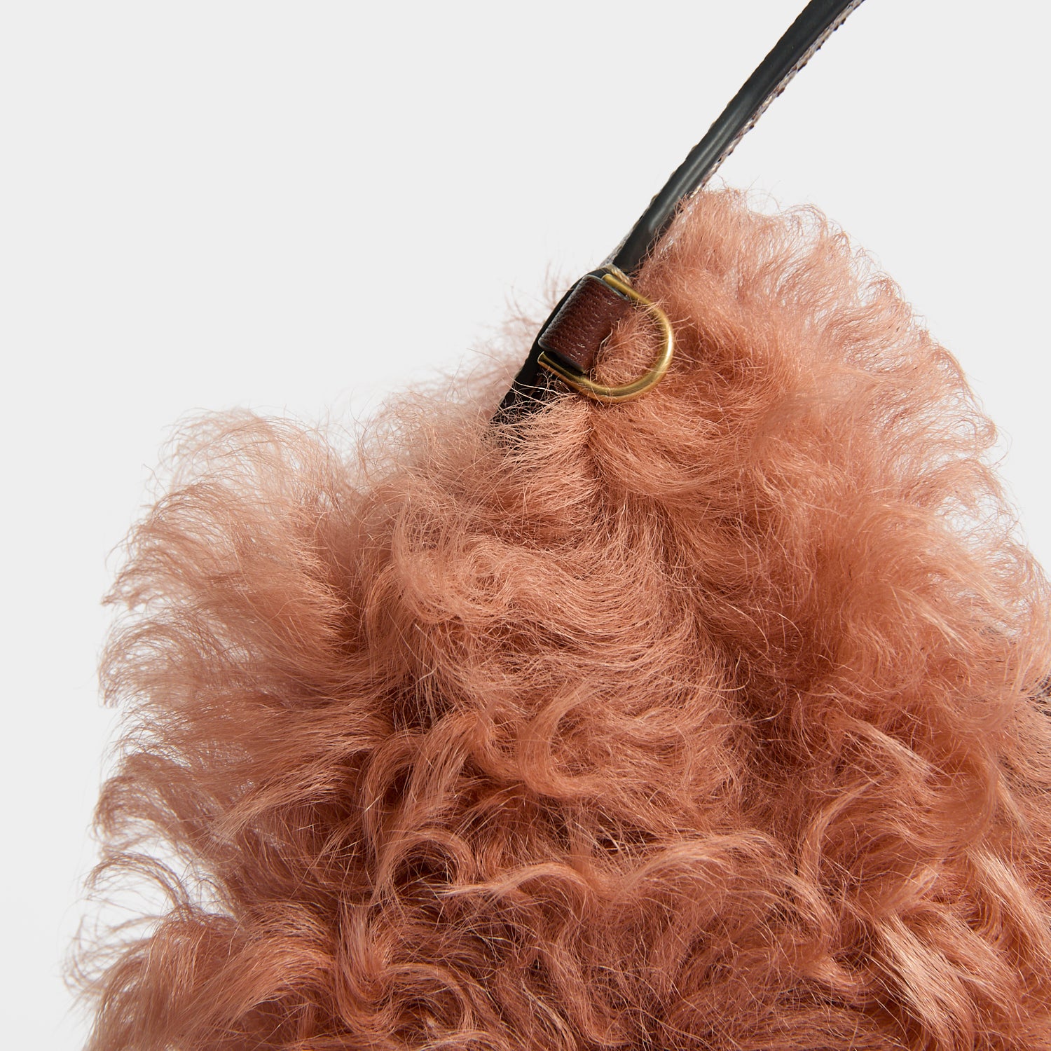 Shearling Eyes Half Moon Bag | Anya Hindmarch