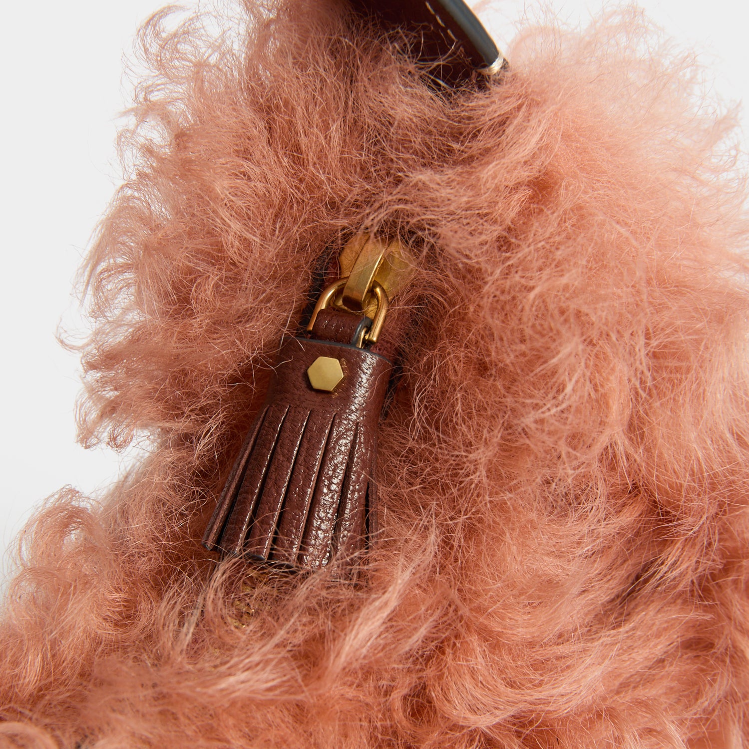 Shearling Eyes Half Moon Bag | Anya Hindmarch