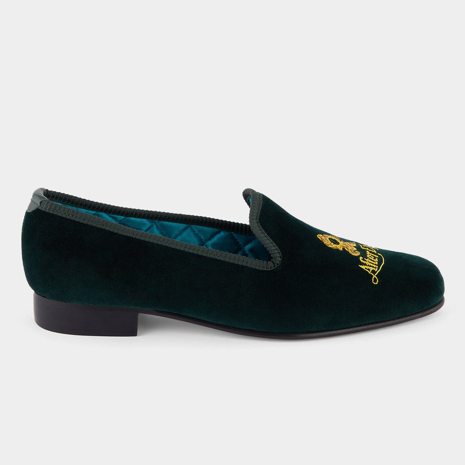 Anya Brands After Eight Slippers -

                  
                    Velvet in Dark Holly -
                  

                  Anya Hindmarch UK
