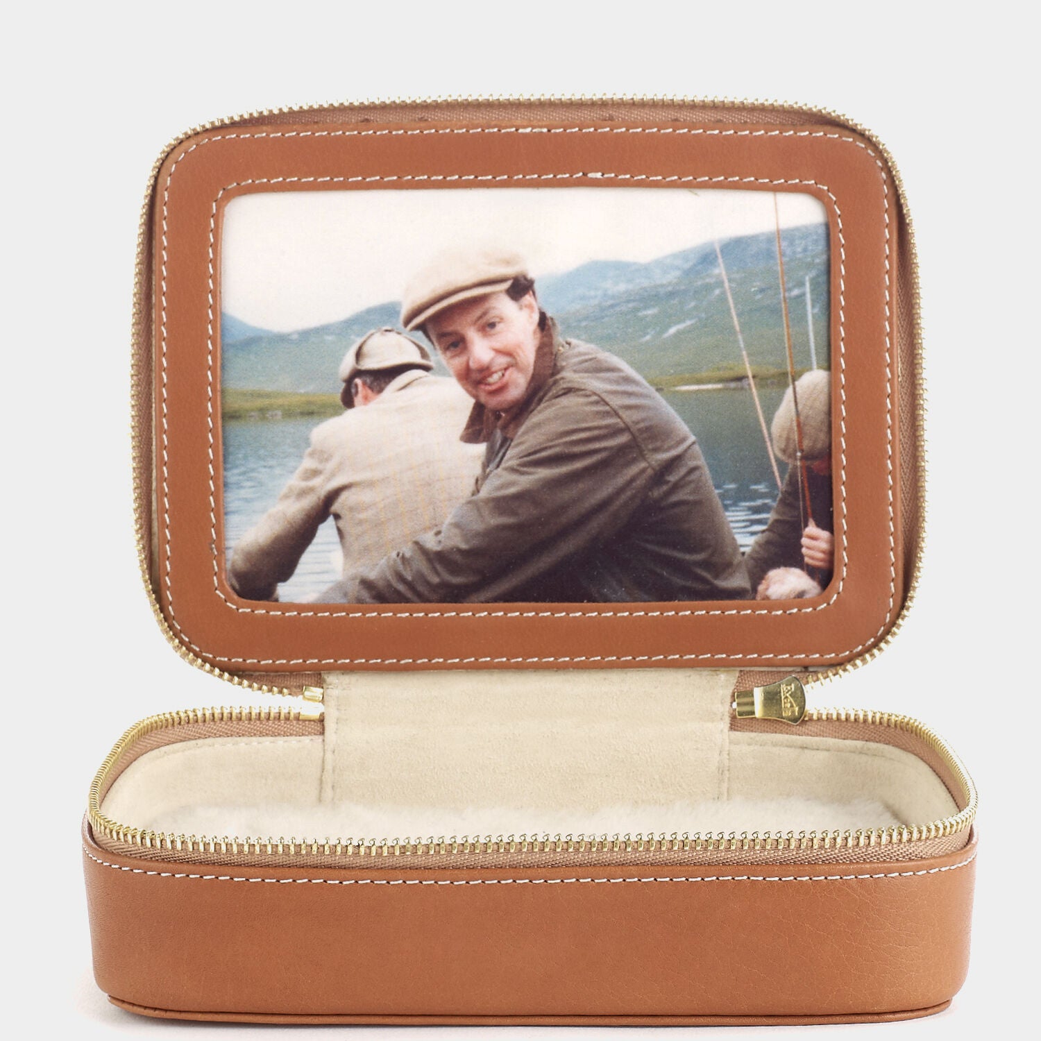 Bespoke Fishermans Fly Box -

          
            Butter Leather in Tan -
          

          Anya Hindmarch UK
