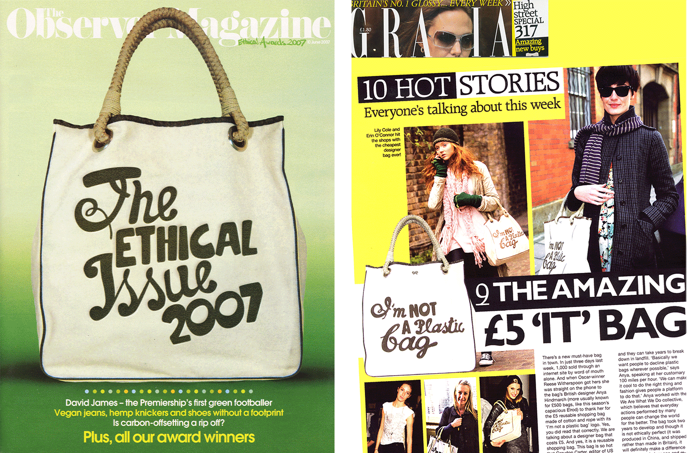 I am not a plastic bag tote hotsell