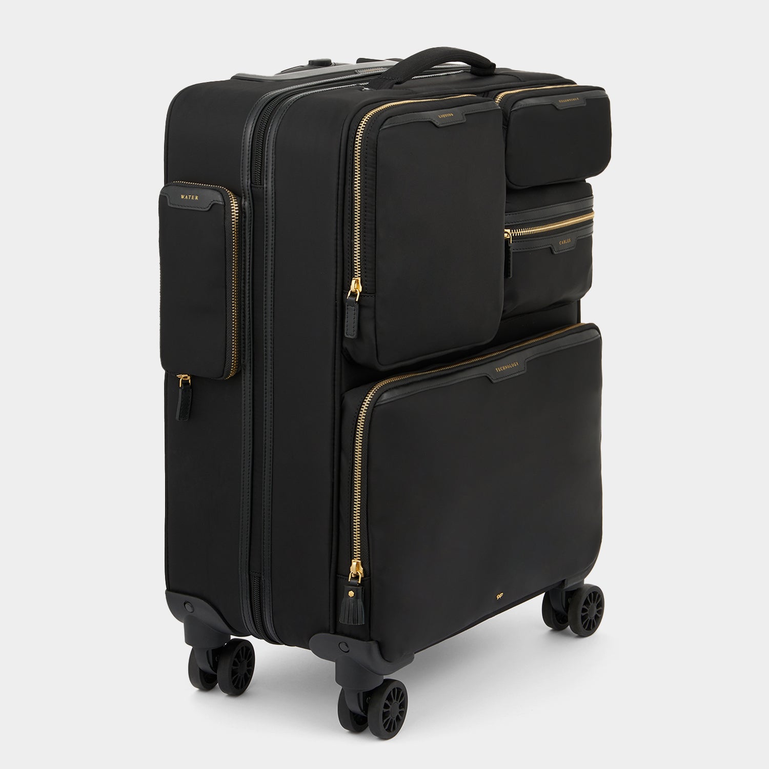 Short-Haul Suitcase -

          
            Econyl® Regenerated Nylon in Black -
          

          Anya Hindmarch UK
