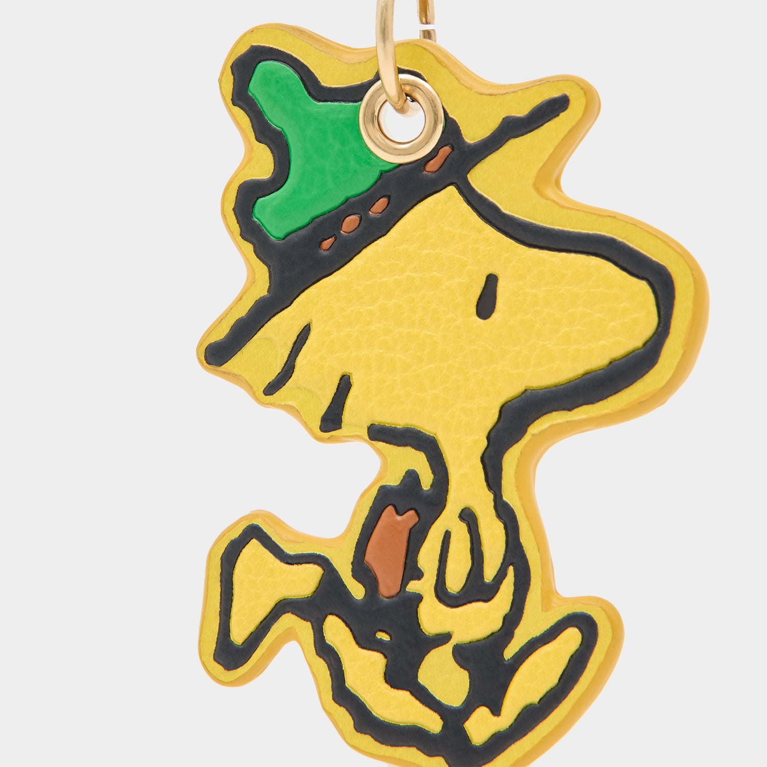 Peanuts Woodstock Key Charm -

          
            Capra Leather in Yellow -
          

          Anya Hindmarch UK
