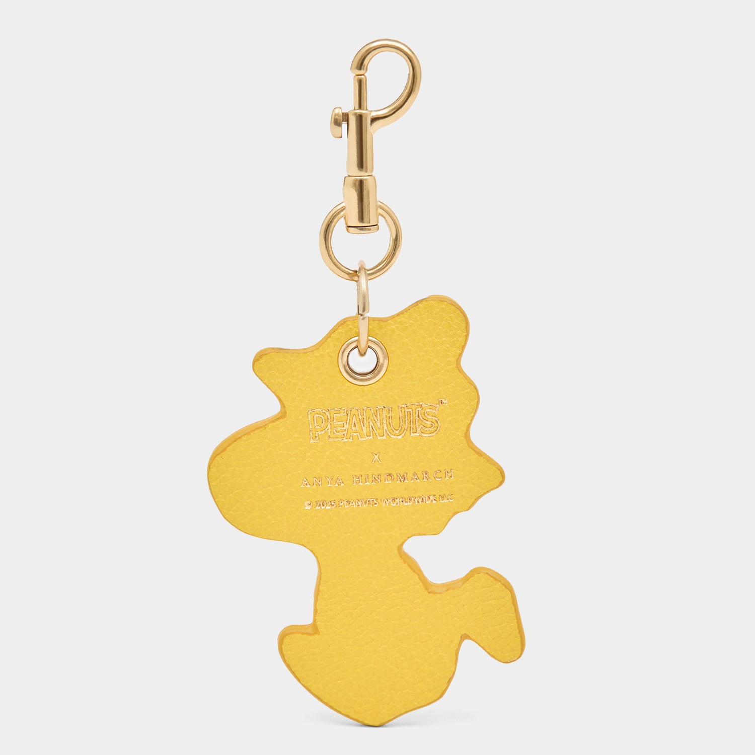 Peanuts Woodstock Key Charm -

          
            Capra Leather in Yellow -
          

          Anya Hindmarch UK
