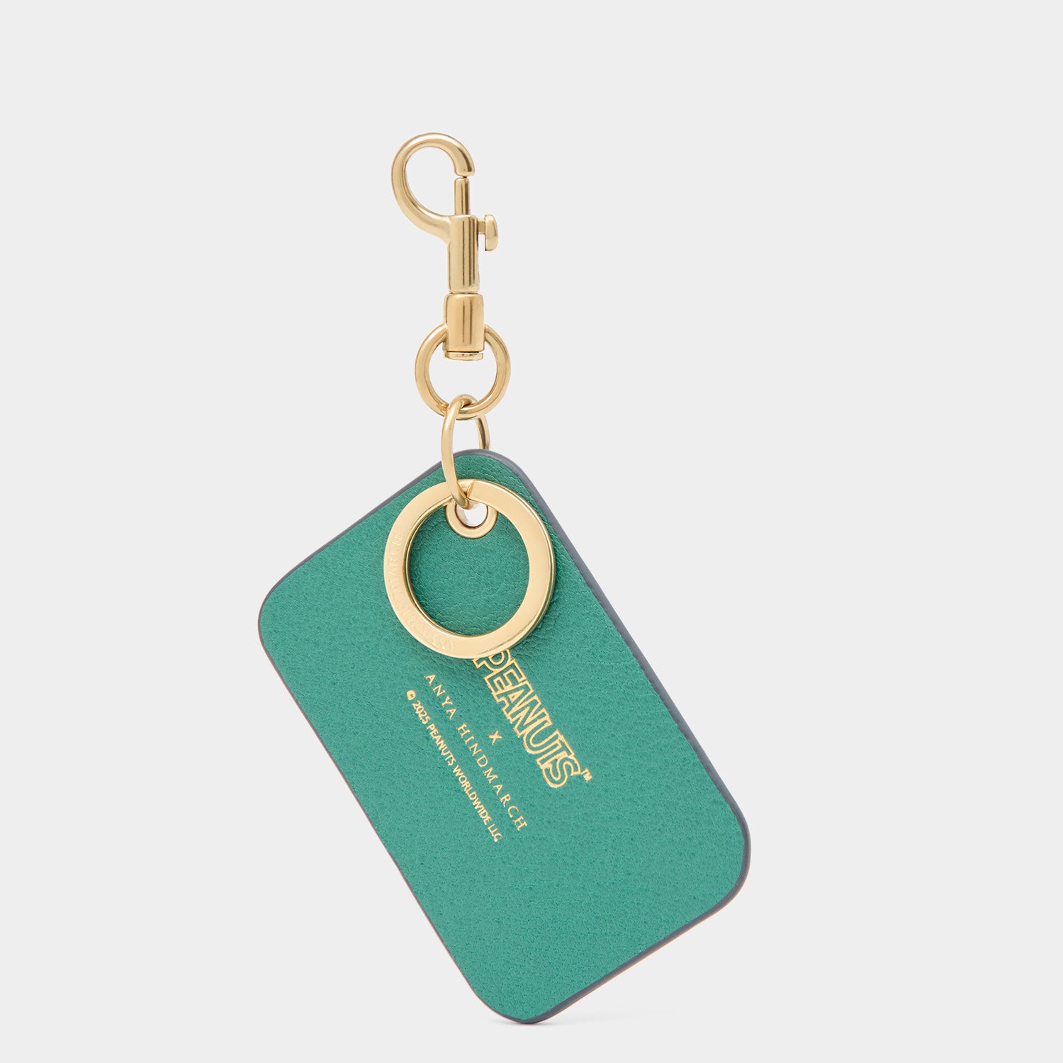 Peanuts Snoopy Key Charm -

          
            Capra Leather in Mayan Blue -
          

          Anya Hindmarch UK
