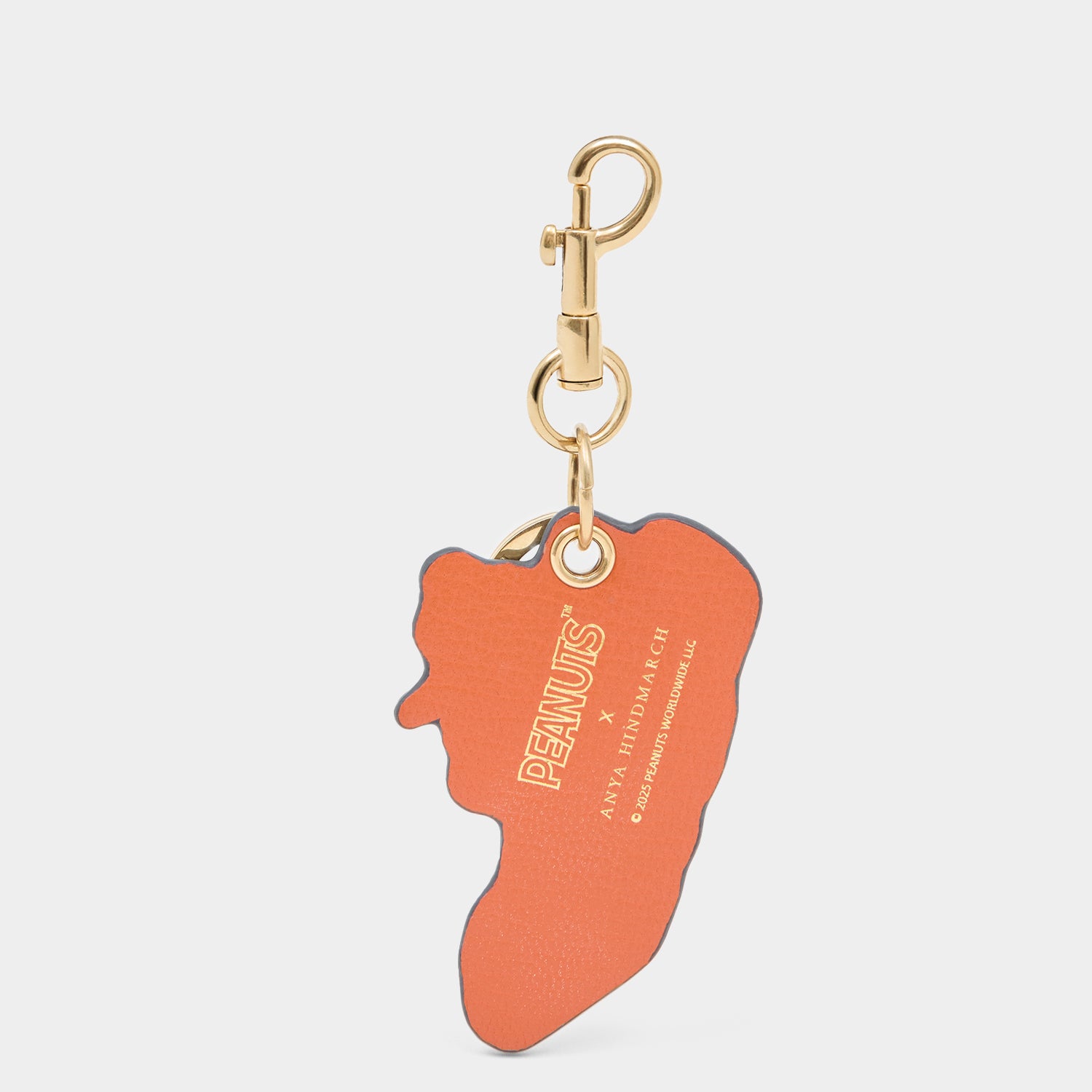Peanuts Snoopy Key Charm -

          
            Capra Leather in Dark Clementine Orange -
          

          Anya Hindmarch UK
