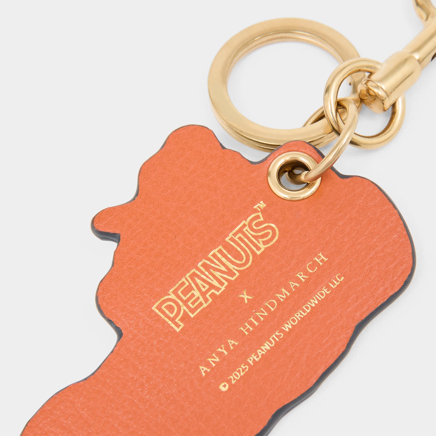 Peanuts Snoopy Key Charm -

          
            Capra Leather in Dark Clementine Orange -
          

          Anya Hindmarch UK

