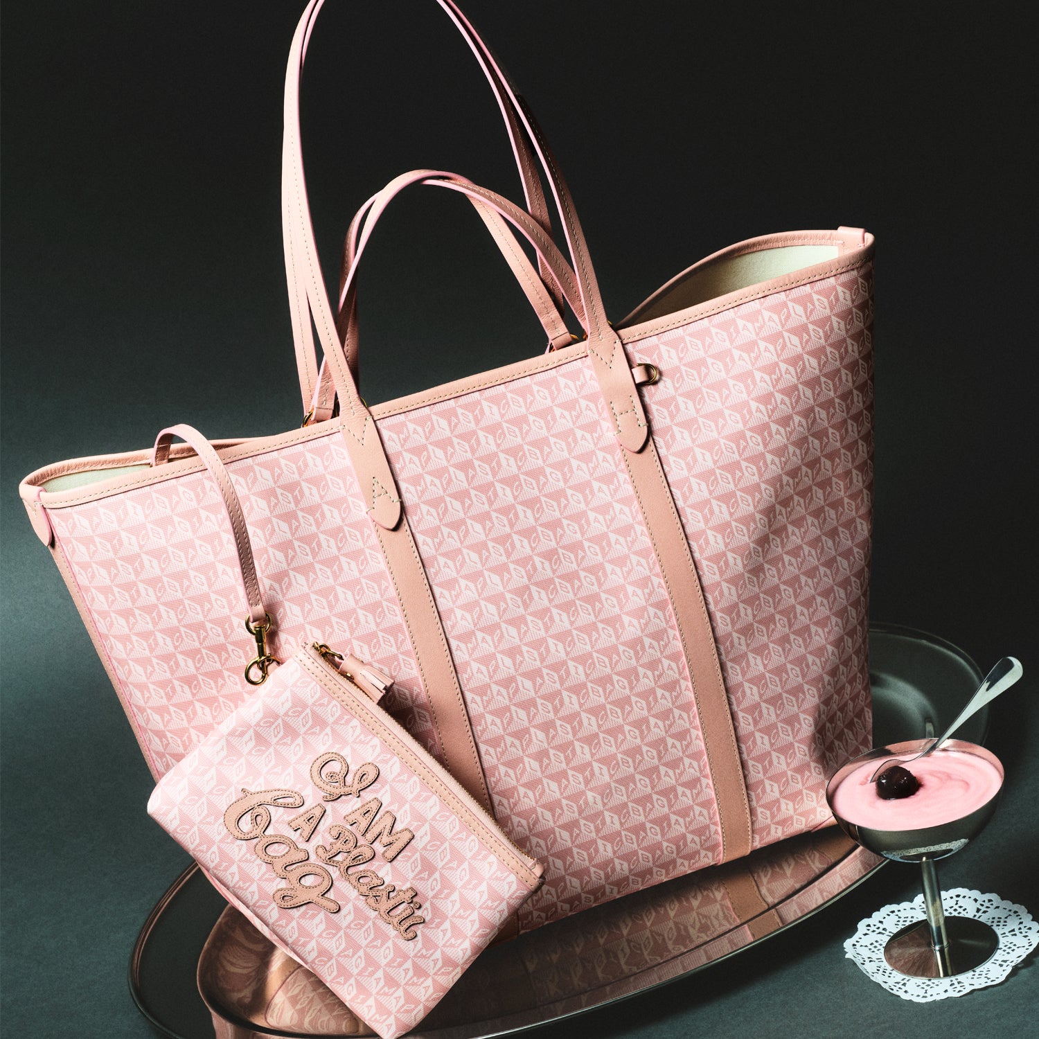 I Am A Plastic Bag Beach Tote | Anya Hindmarch