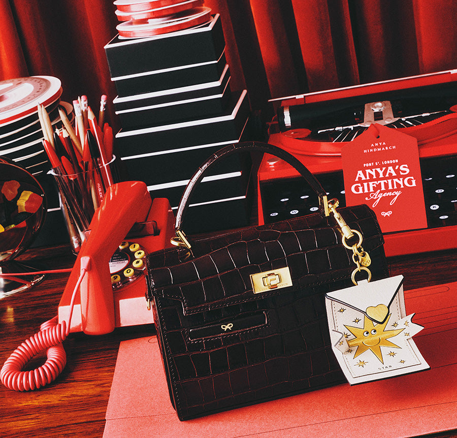 ANYA HINDMARCH ブラウン アームカバー Luxury Accessories | Anya Hindmarch