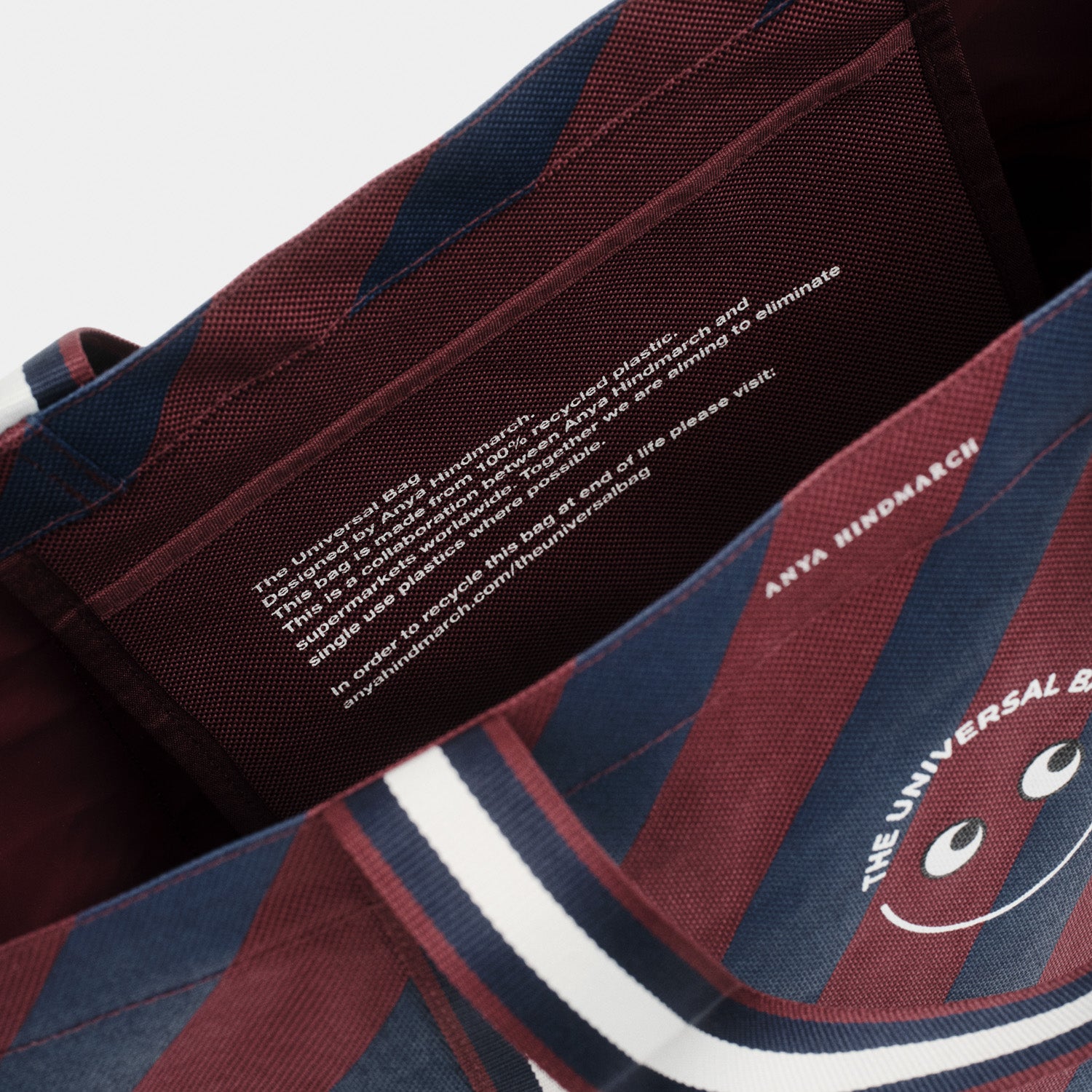 Anya's Tuck Shop Universal Bag - Set of 2 -

          
            Recycled Materials in Claret -
          

          Anya Hindmarch UK
