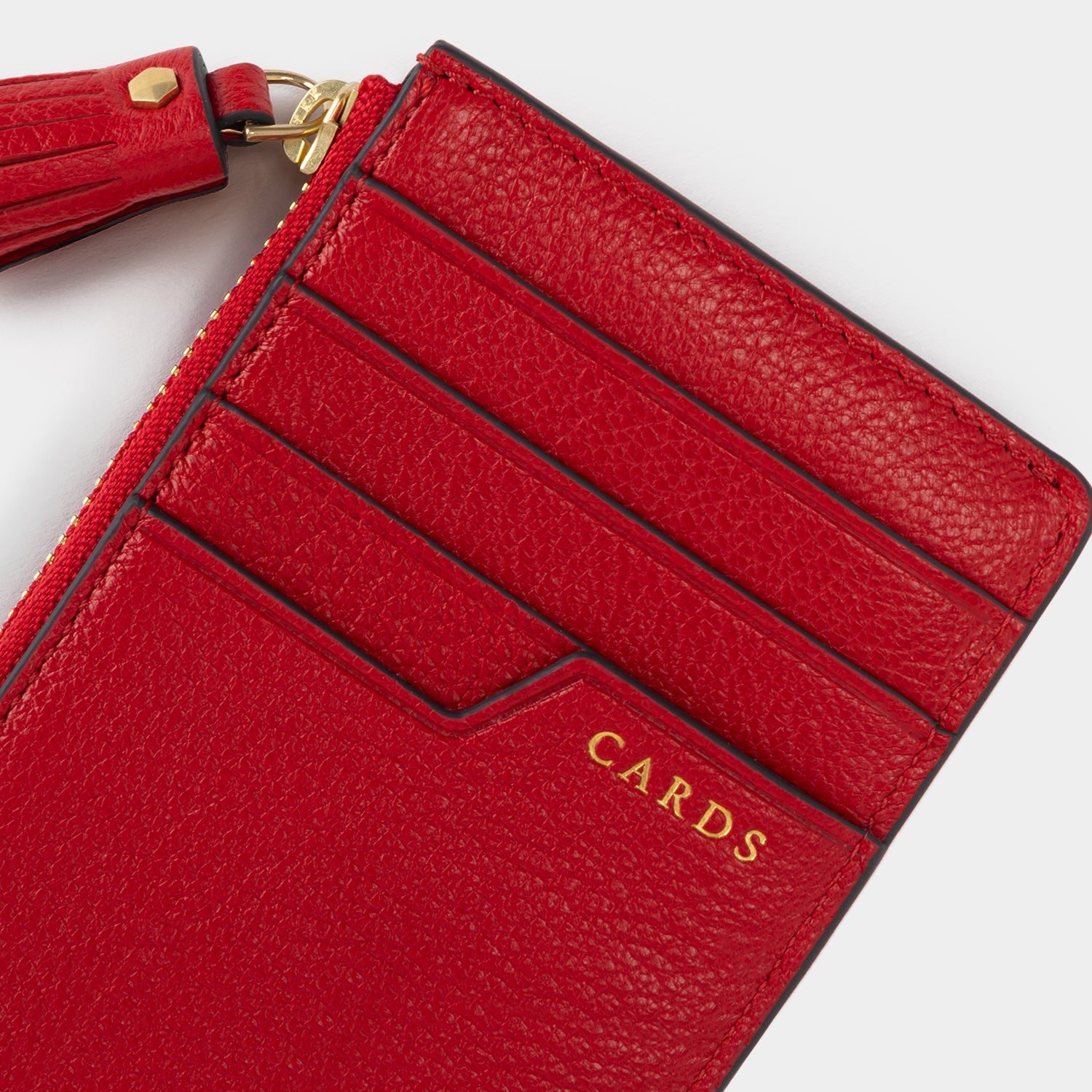 Anya Brands Milky Zip Card Case | Anya Hindmarch UK