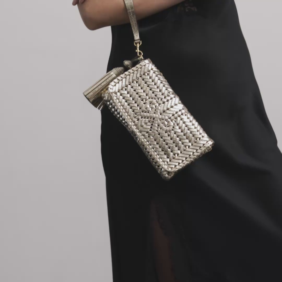 Neeson Tassel Clutch | Anya Hindmarch