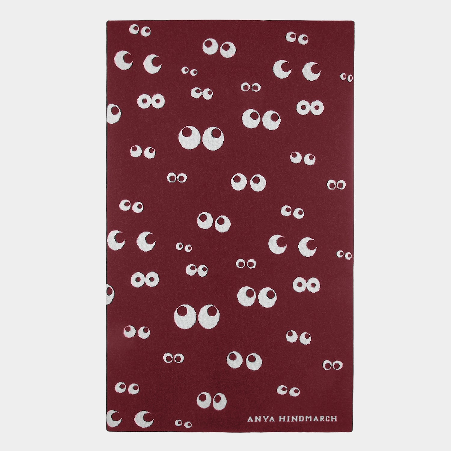 All Over Eyes Blanket -

                  
                    Lambswool in Medium Red -
                  

                  Anya Hindmarch UK
