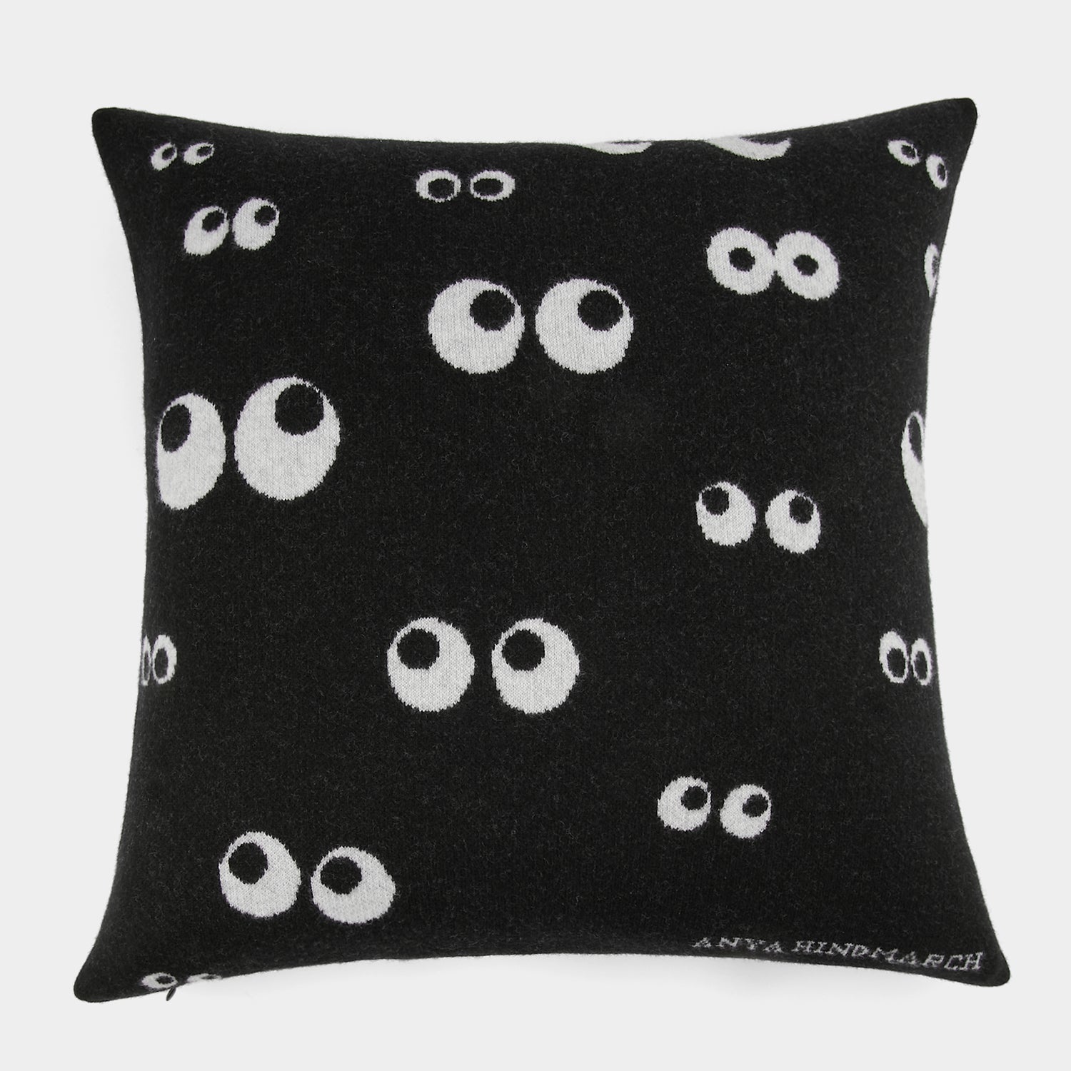 All Over Eyes Cushion -

                  
                    Lambswool in Black -
                  

                  Anya Hindmarch UK
