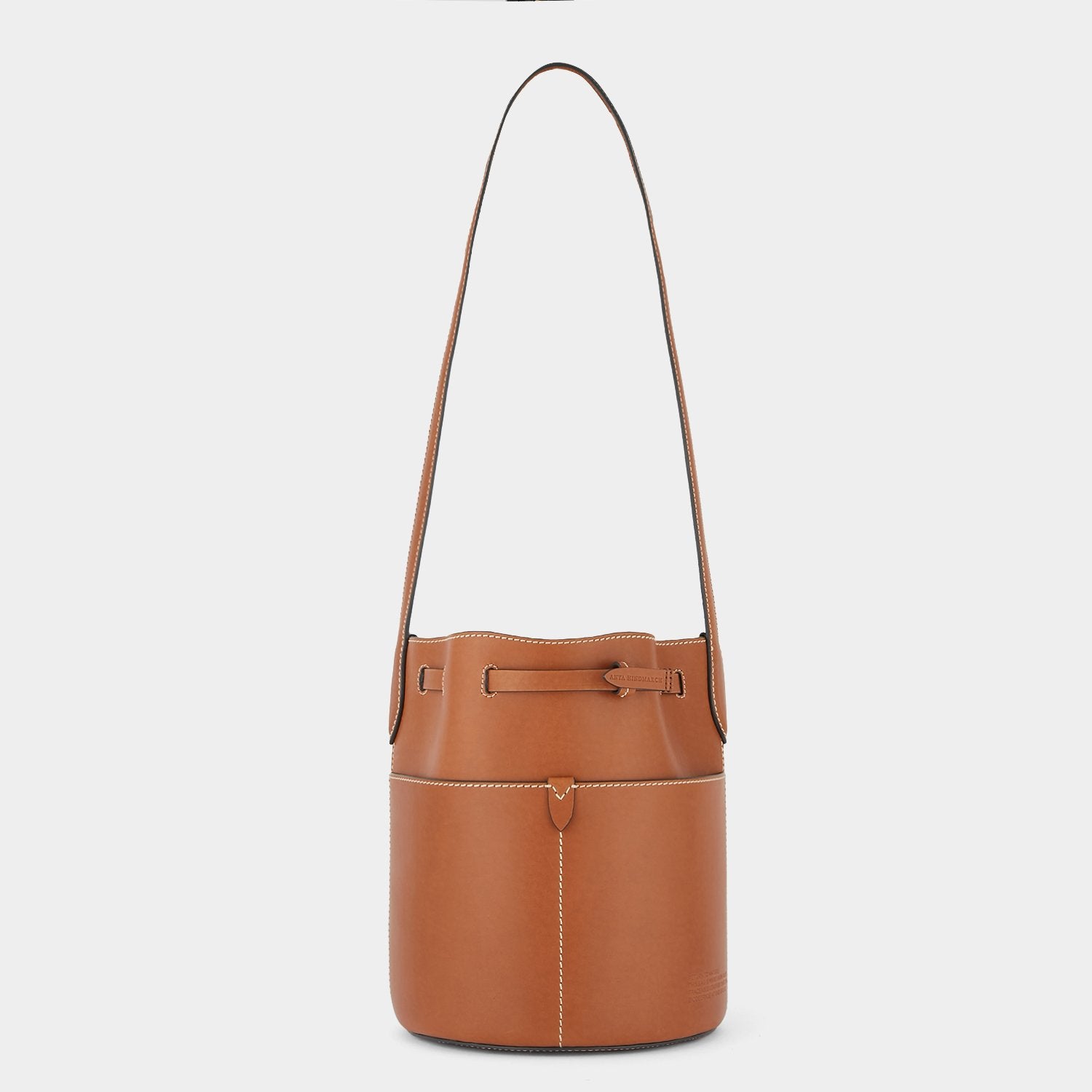 Return to Nature Small Bucket Bag -

                  
                    Compostable Leather in Tan -
                  

                  Anya Hindmarch UK
