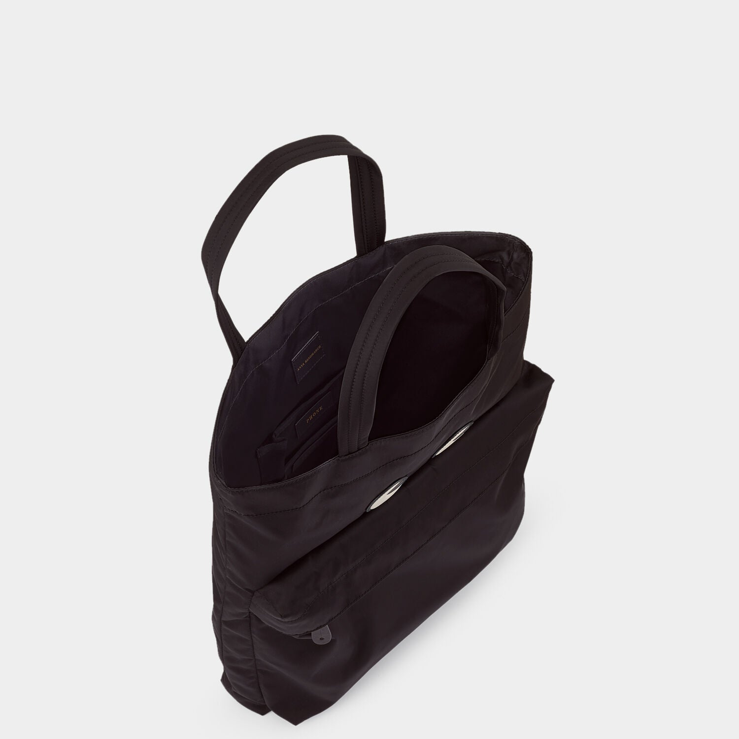 Eyes Tote -

                  
                    Nylon in Black -
                  

                  Anya Hindmarch UK
