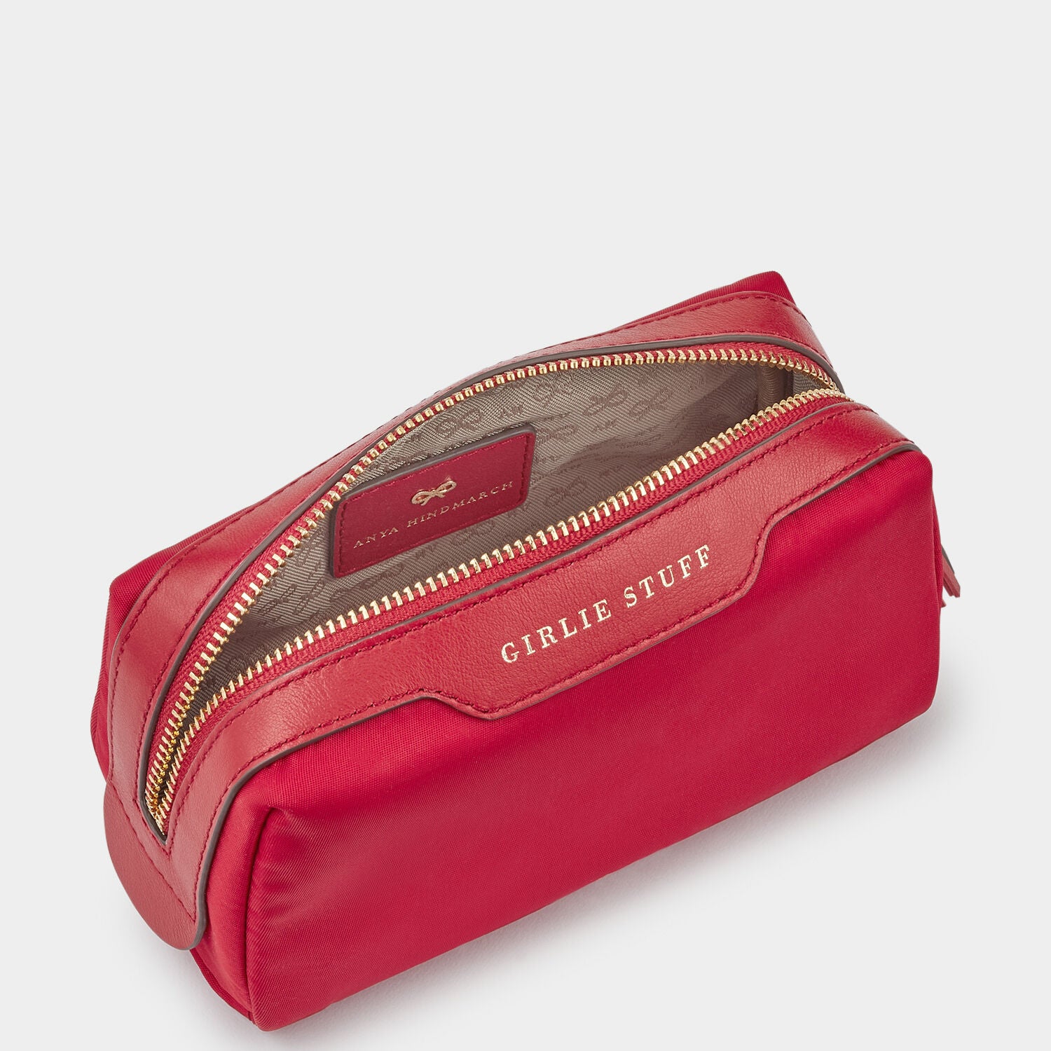Girlie Stuff -

                  
                    Recycled Nylon in Red -
                  

                  Anya Hindmarch UK
