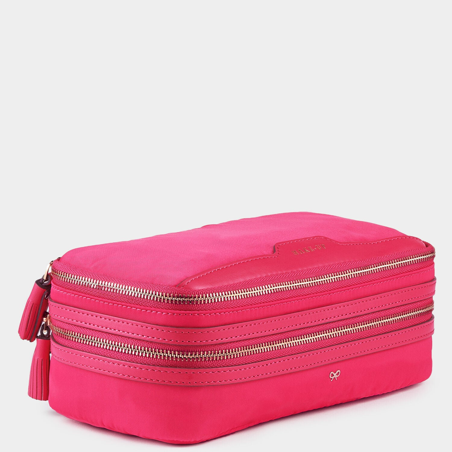 Make-Up Pouch -

                  
                    Econyl® Regenerated Nylon in Hot Pink -
                  

                  Anya Hindmarch UK
