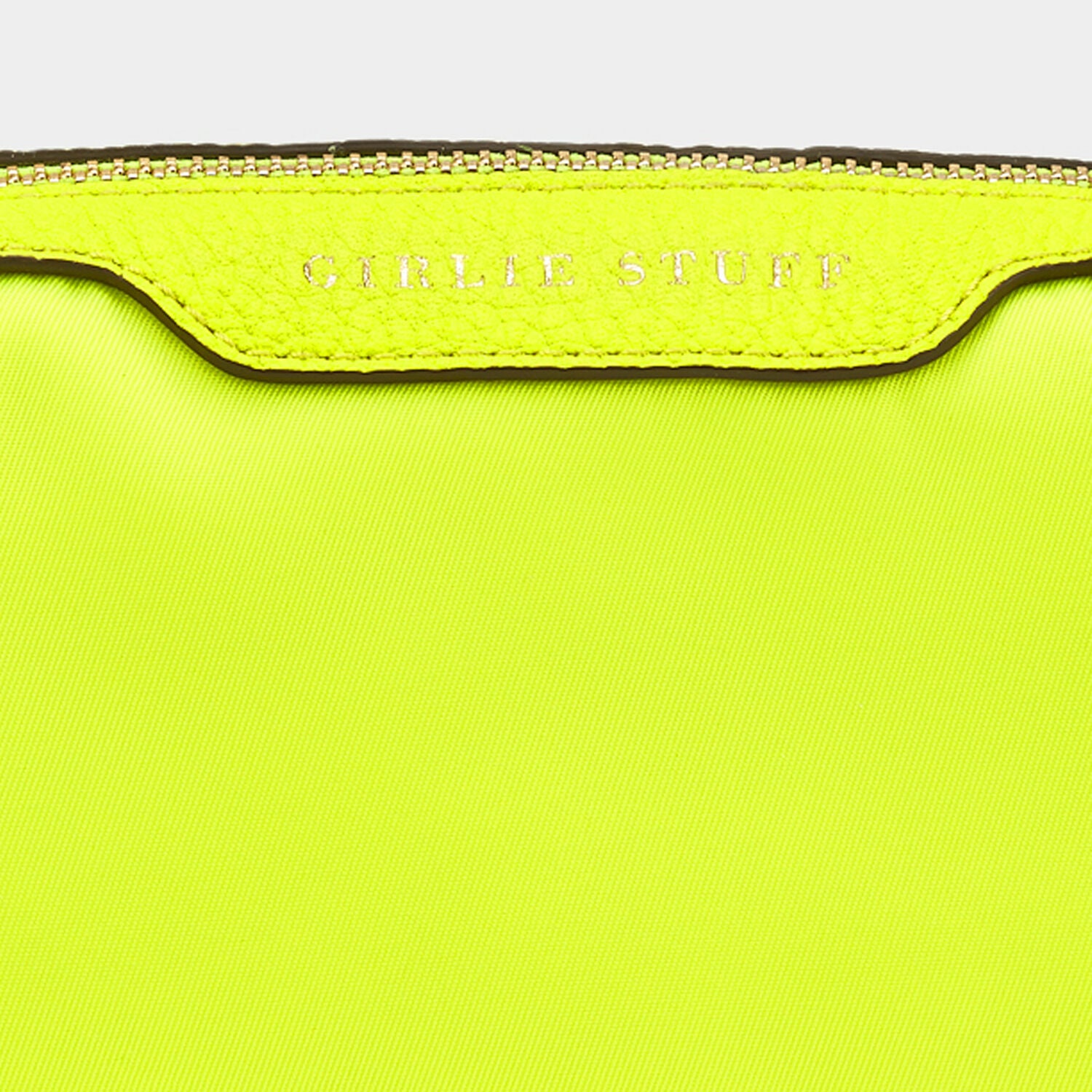 Girlie Stuff -

                  
                    Nylon in Neon Yellow -
                  

                  Anya Hindmarch UK
