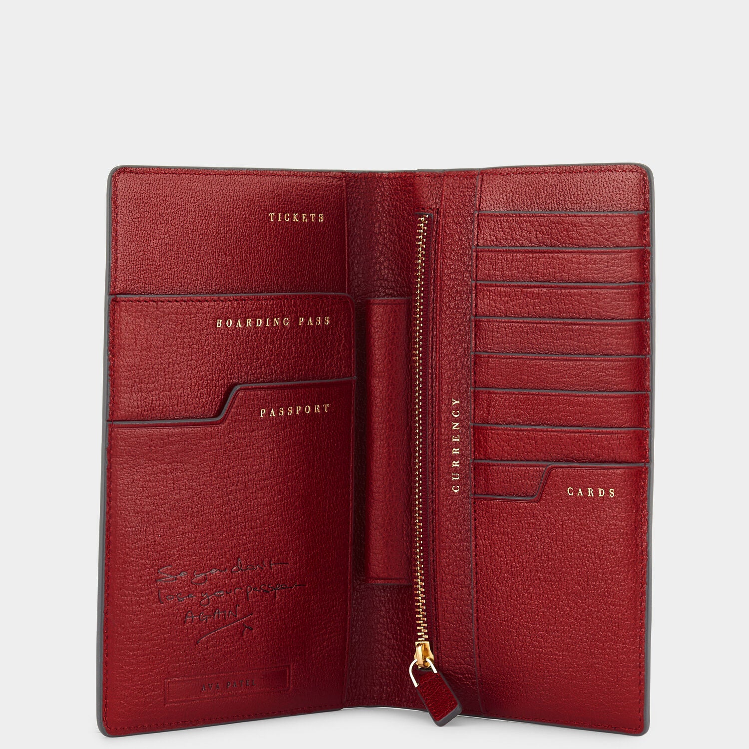 Bespoke Travel Wallet -

                  
                    Capra in Red -
                  

                  Anya Hindmarch UK
