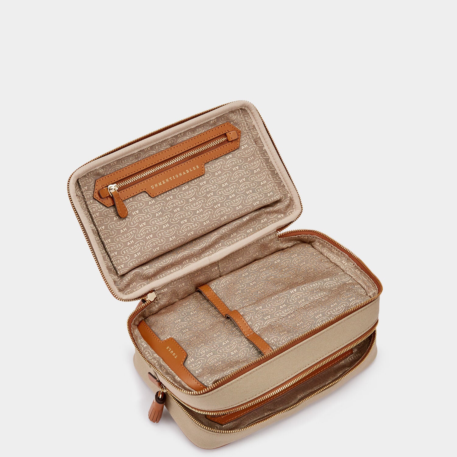 Bespoke Walton Wash Bag -

                  
                    Canvas in Natural/Tan -
                  

                  Anya Hindmarch UK
