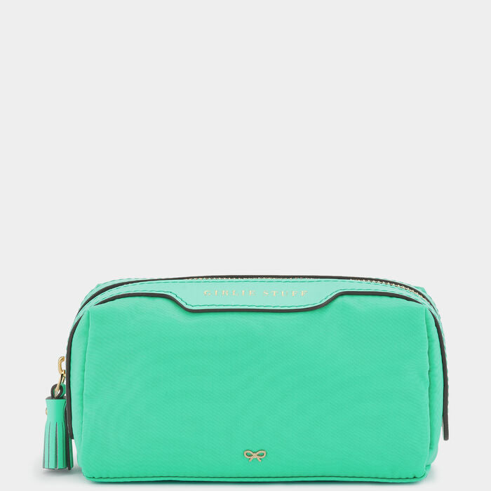 Girlie Stuff -

                  
                    ECONYL® Regenerated Nylon® in Arsenic -
                  

                  Anya Hindmarch UK

